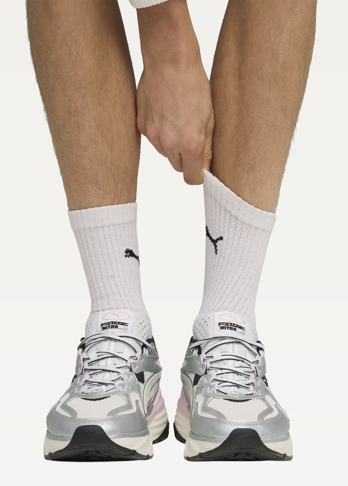 Кросівки жіночі PUMA Fade Nitro LS PUMA Silver-Warm White-Pearl Pink