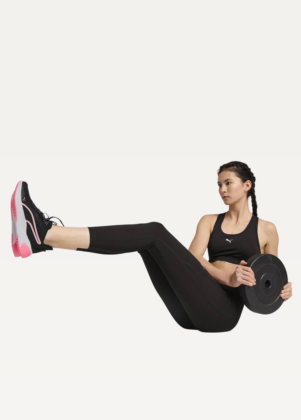 Легінси жіночі PUMA W TAD ESSENTIAL TIGHT HW 7/8 чорного кольору