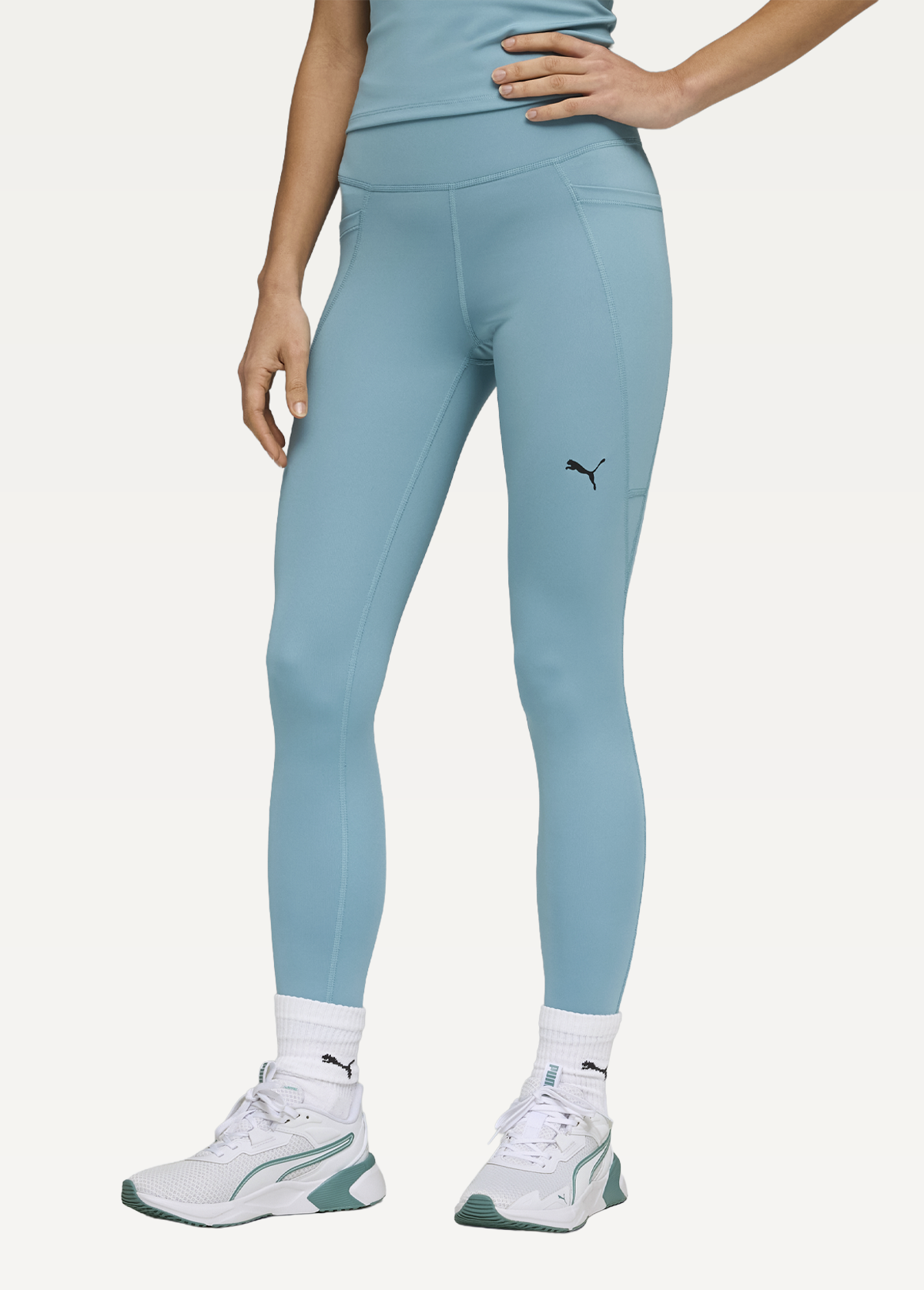 Легінси PUMA W TAD ESSENTIAL TIGHT HW 7/8 Baltic Sea Blue