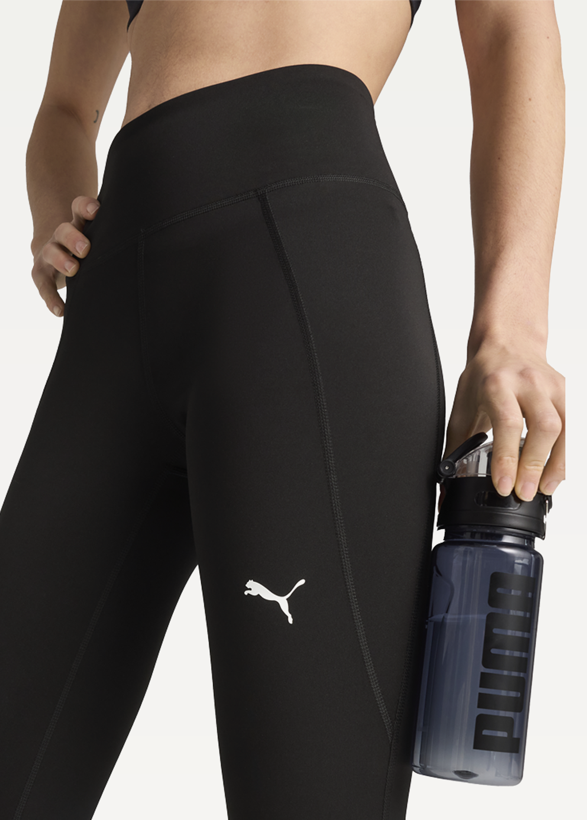 Легінси жіночі PUMA W TAD ESSENTIAL TIGHT HW чорного кольору