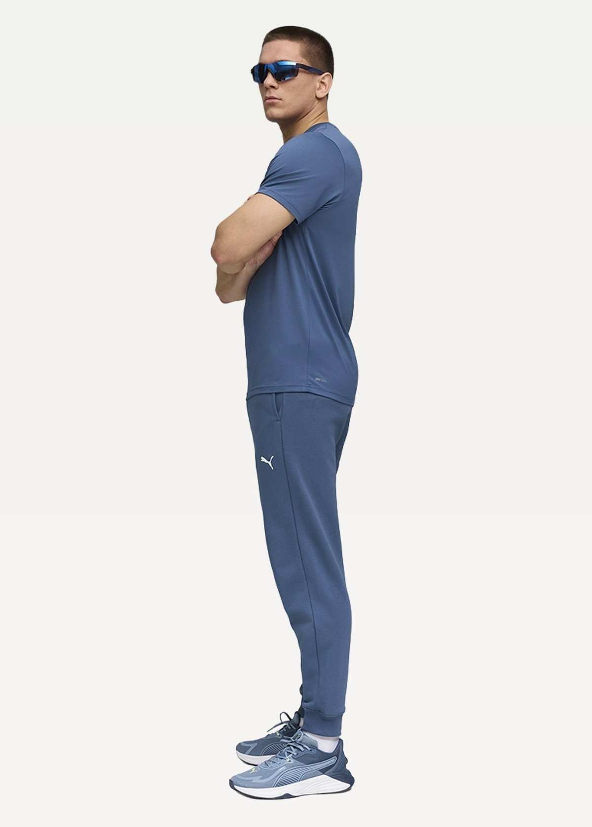 Футболка чоловіча PUMA M TAD ESS SOLID CAT TEE LC Dark Indigo