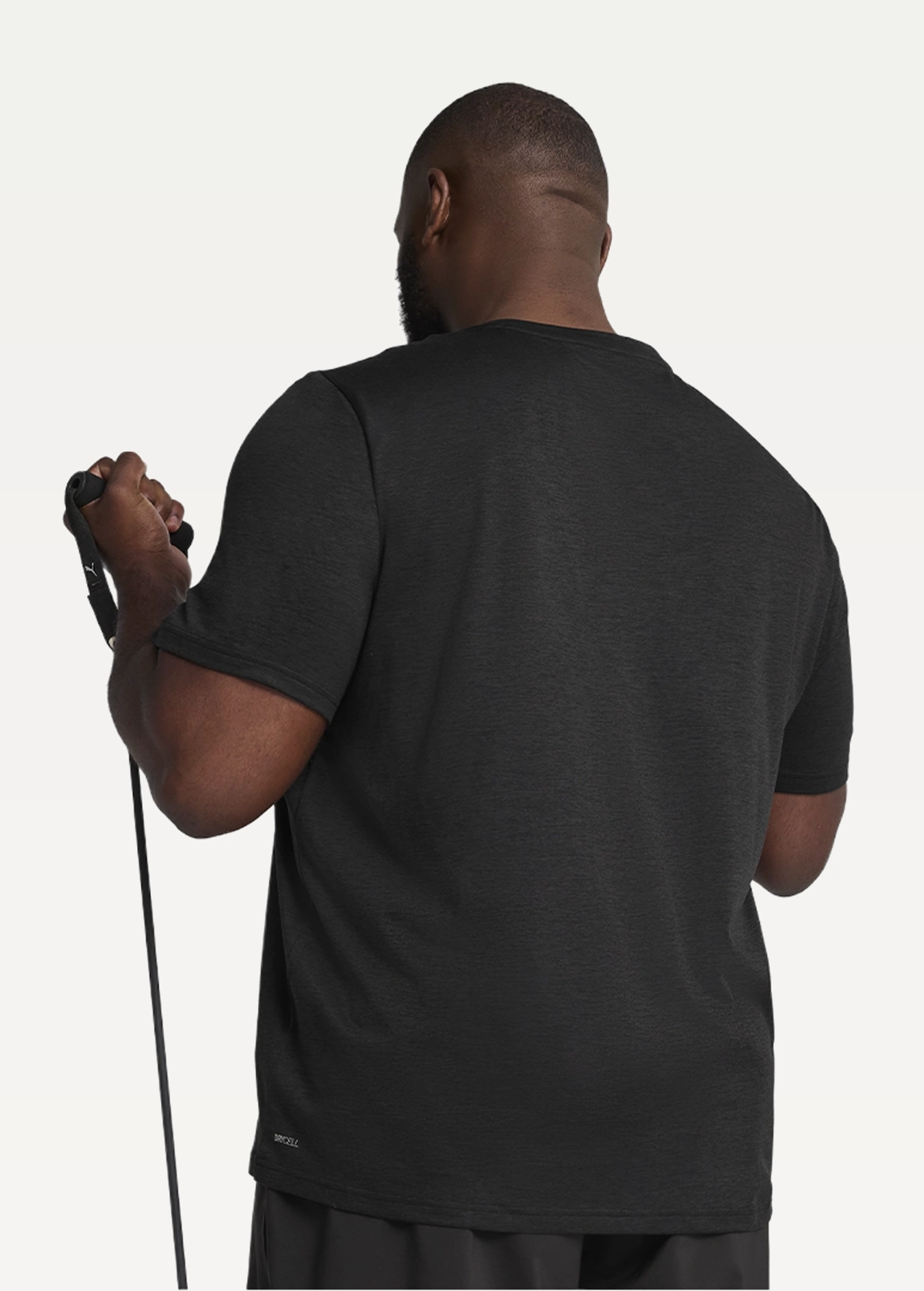 Футболка чоловіча PUMA ESSENTIALS HEATHER CAT Tee Black Heather