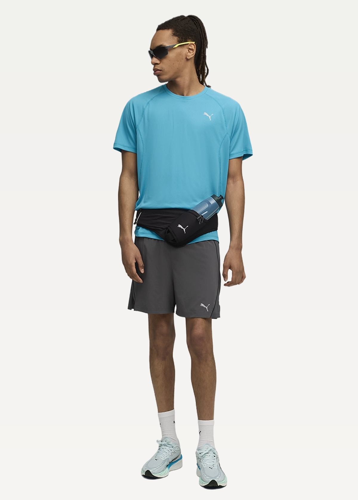 Футболка мужская PUMA RUN VELOCITY TEE (POLY) Speed Blue