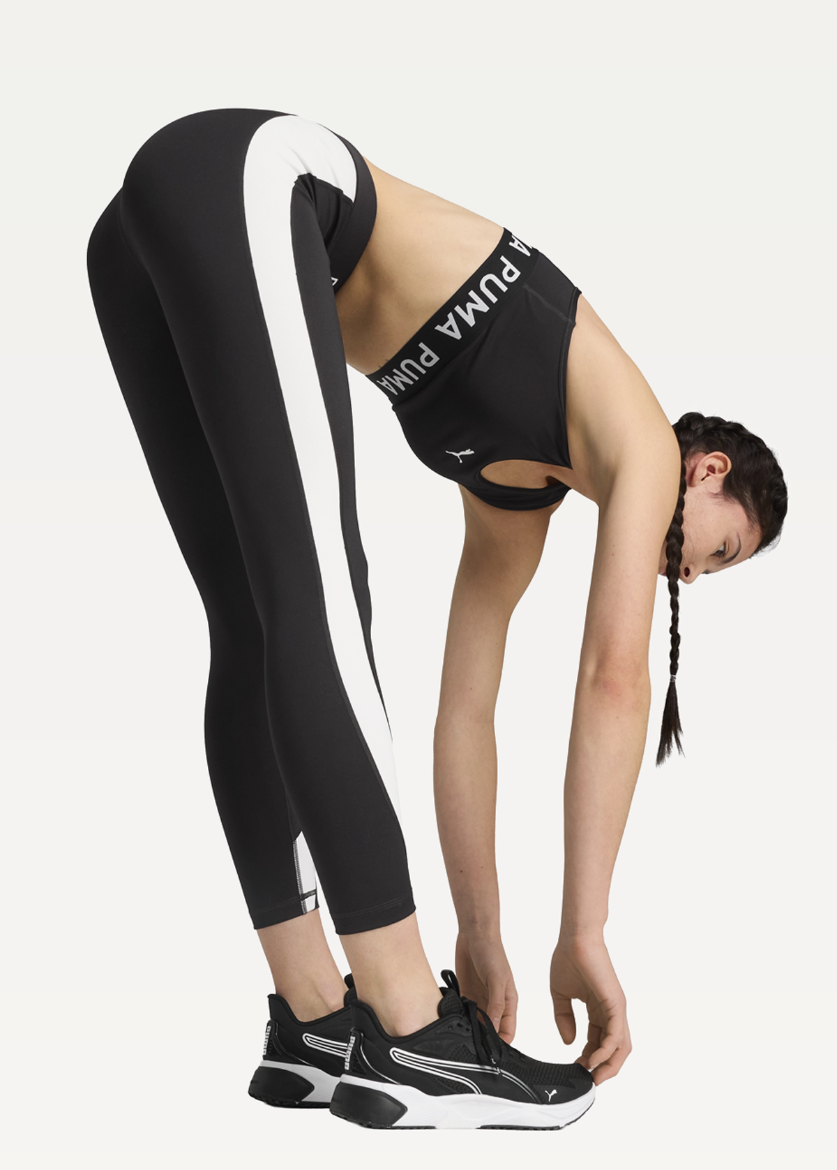 Легінси жіночі PUMA W PUMA STRONG CB TIGHT чорного кольору