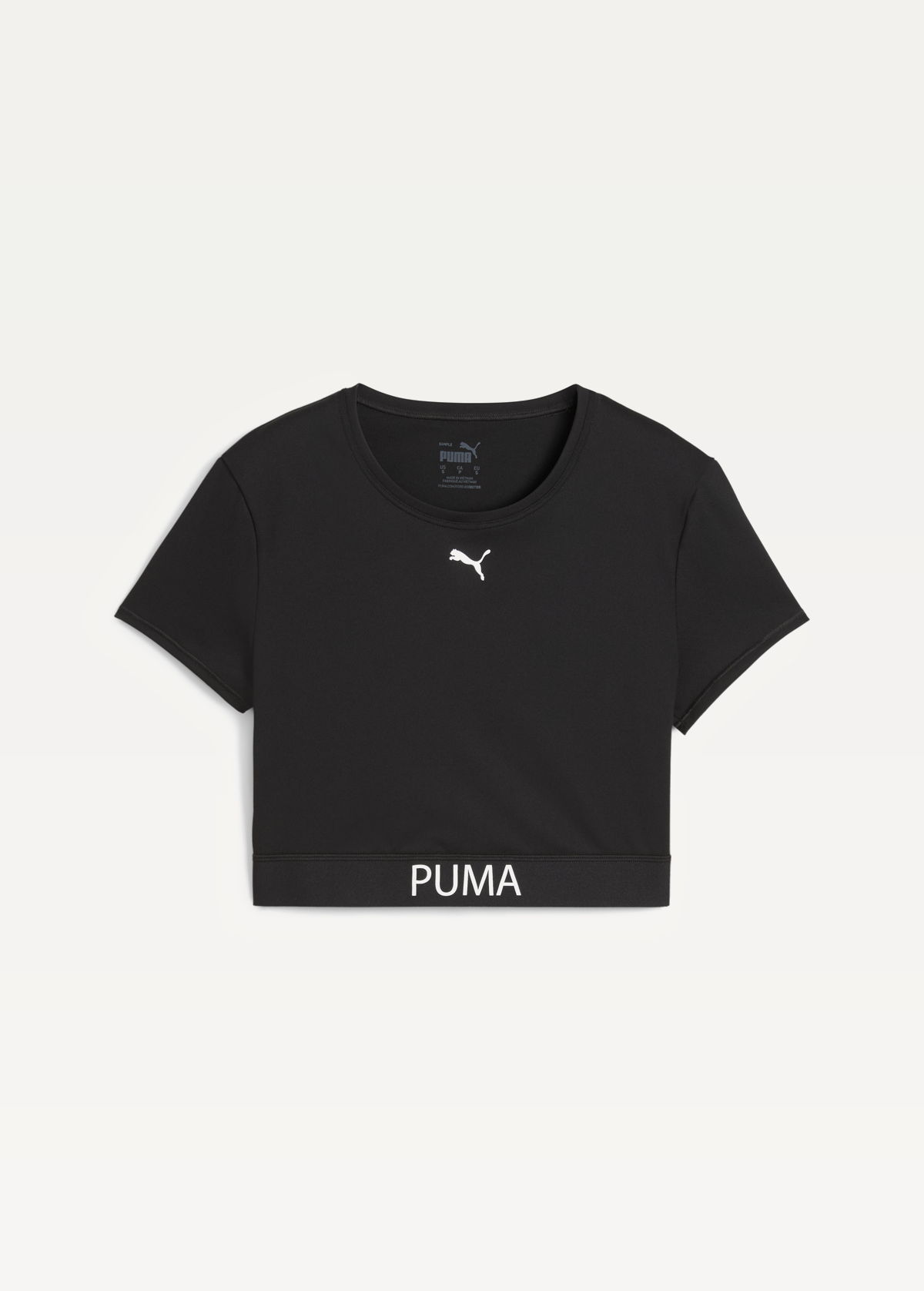 Футболка жіноча PUMA W PUMA STRONG TEE-SHORT чорного кольору