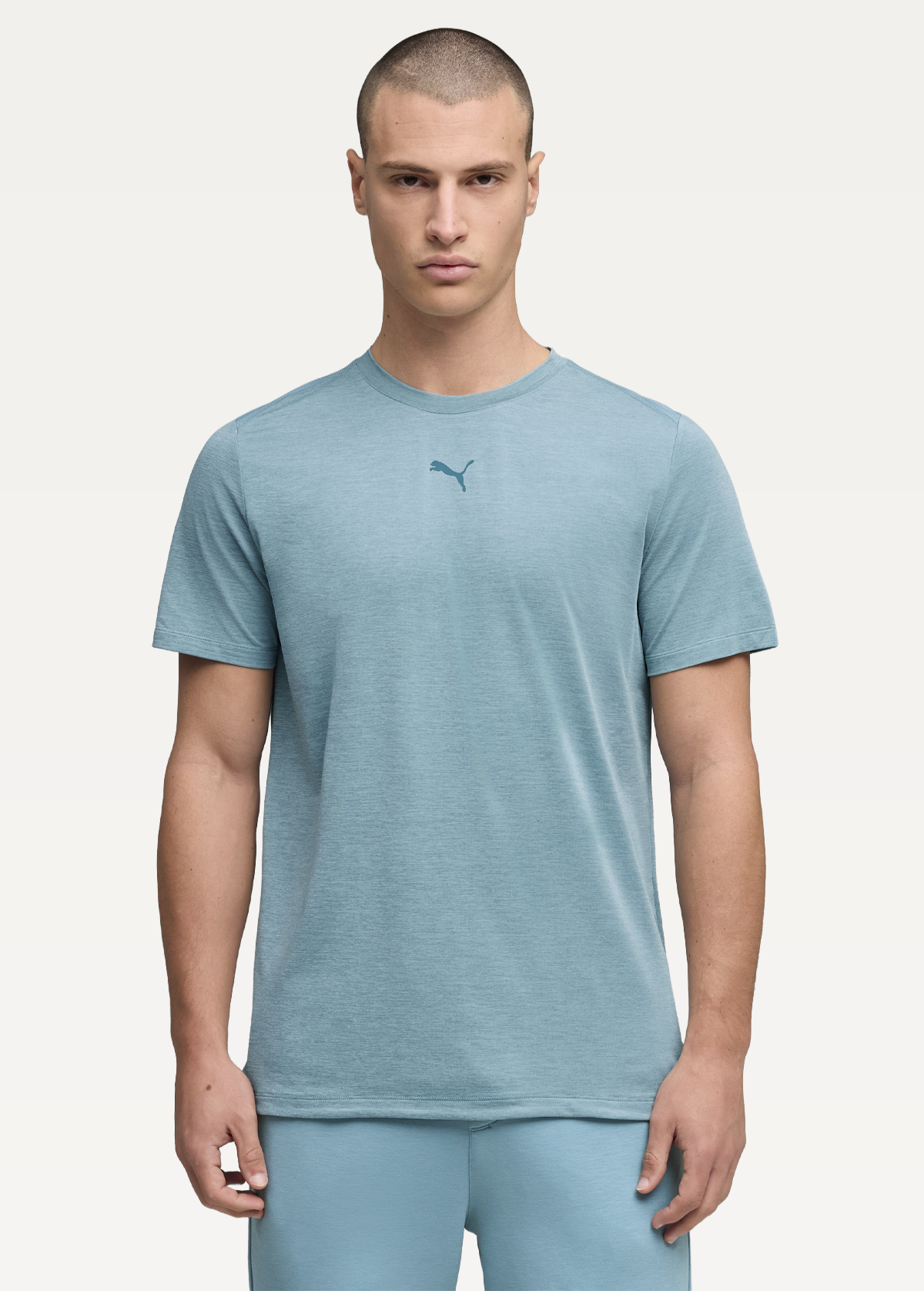 Футболка мужская PUMA M CLOUDSPUN TEE Baltic Sea Blue Heather