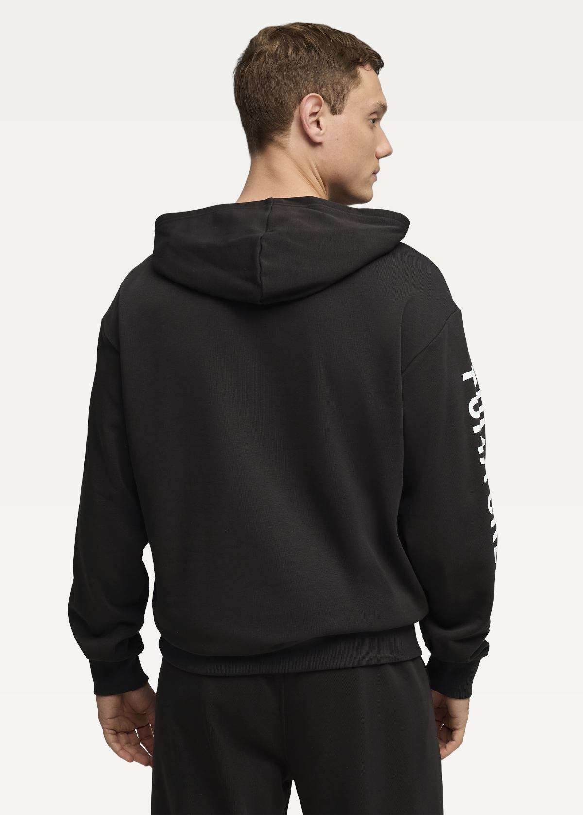 Худі чоловіче PUMA M GRAPHICS FRNCH TRRY HOODIE чорного кольору