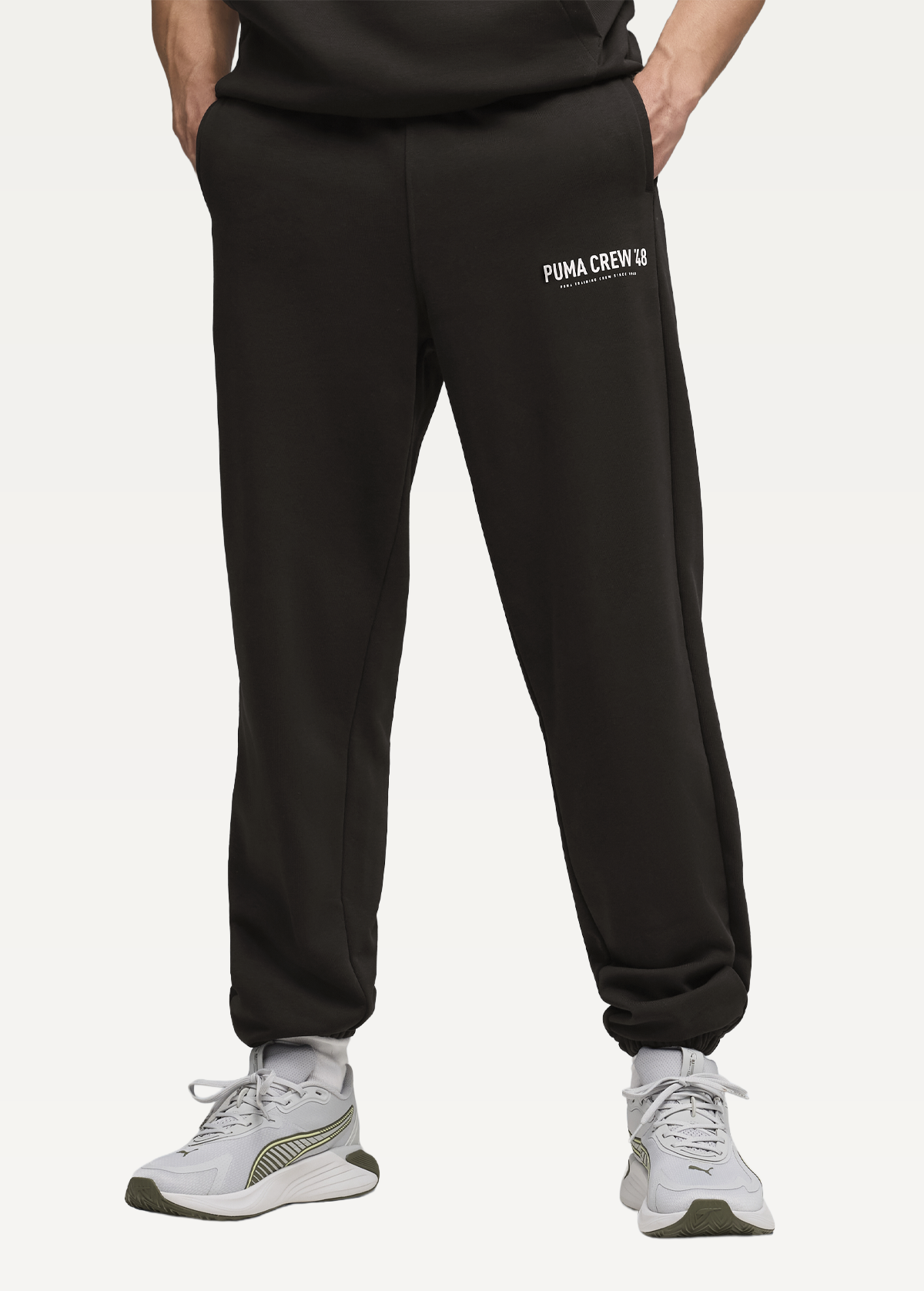 Спортивні штани чоловічі PUMA M GRAPHICS FRNCH TRRY JGGER чорного кольору