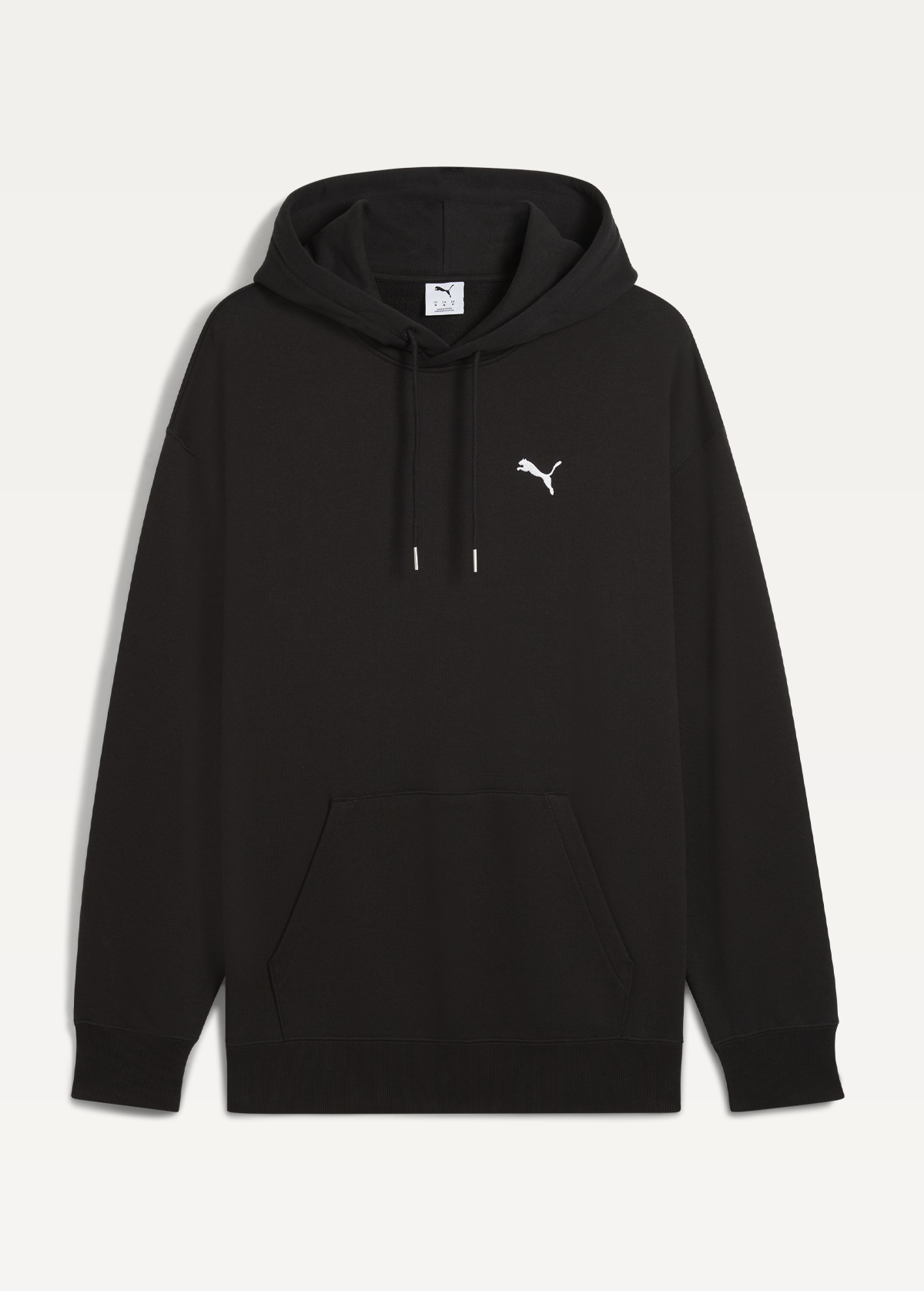 Худі чоловіче PUMA WARDROBE ESS Relaxed Hoodie чорного кольору
