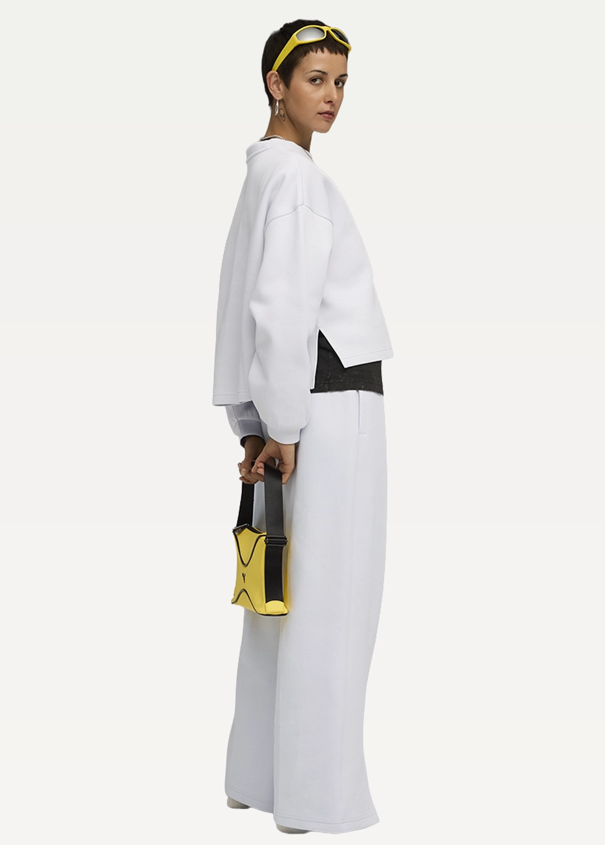 Світшот жіночий PUMA WARDROBE ESS Oversized Crew Silver Mist