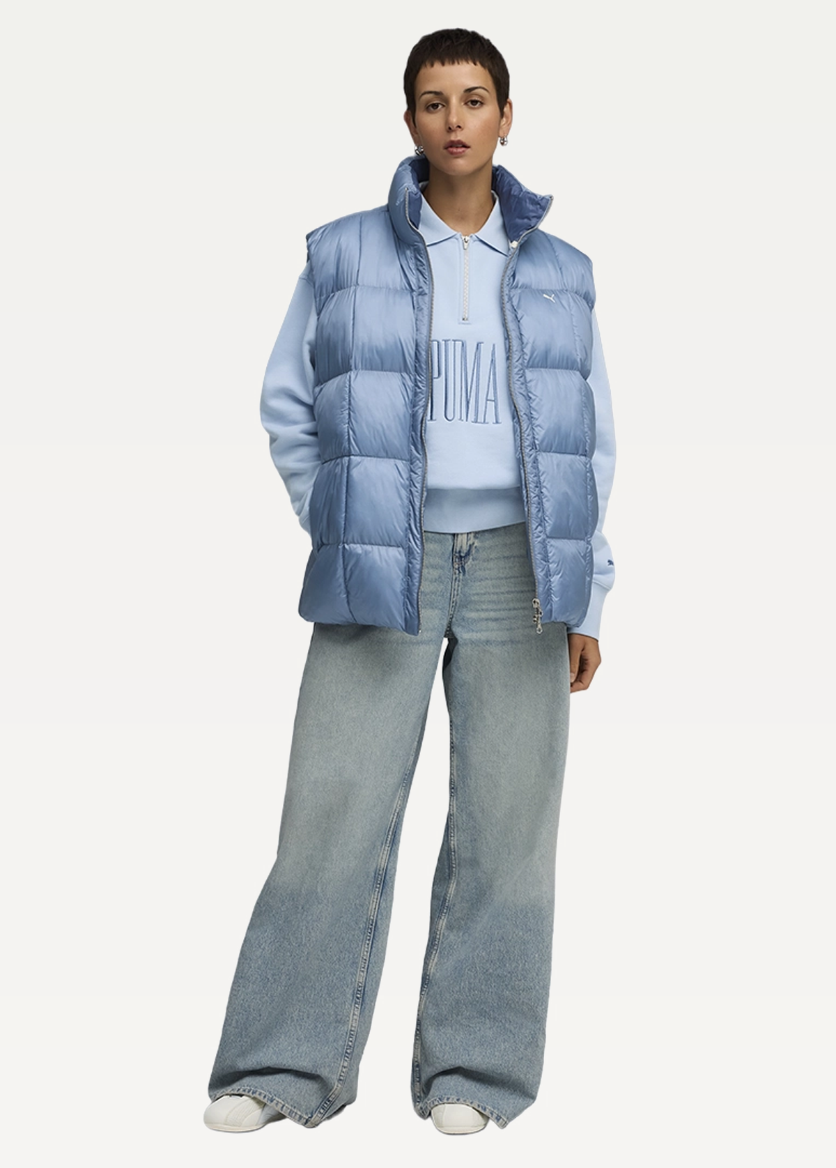 Світшот жіночий PUMA PREMIUM ESS Polo Crew Haute Tropic