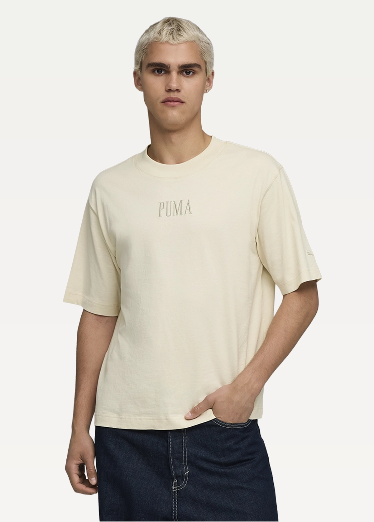 Футболка PUMA PREMIUM ESS Graphic Boxy Unisex Tee Alpine Snow