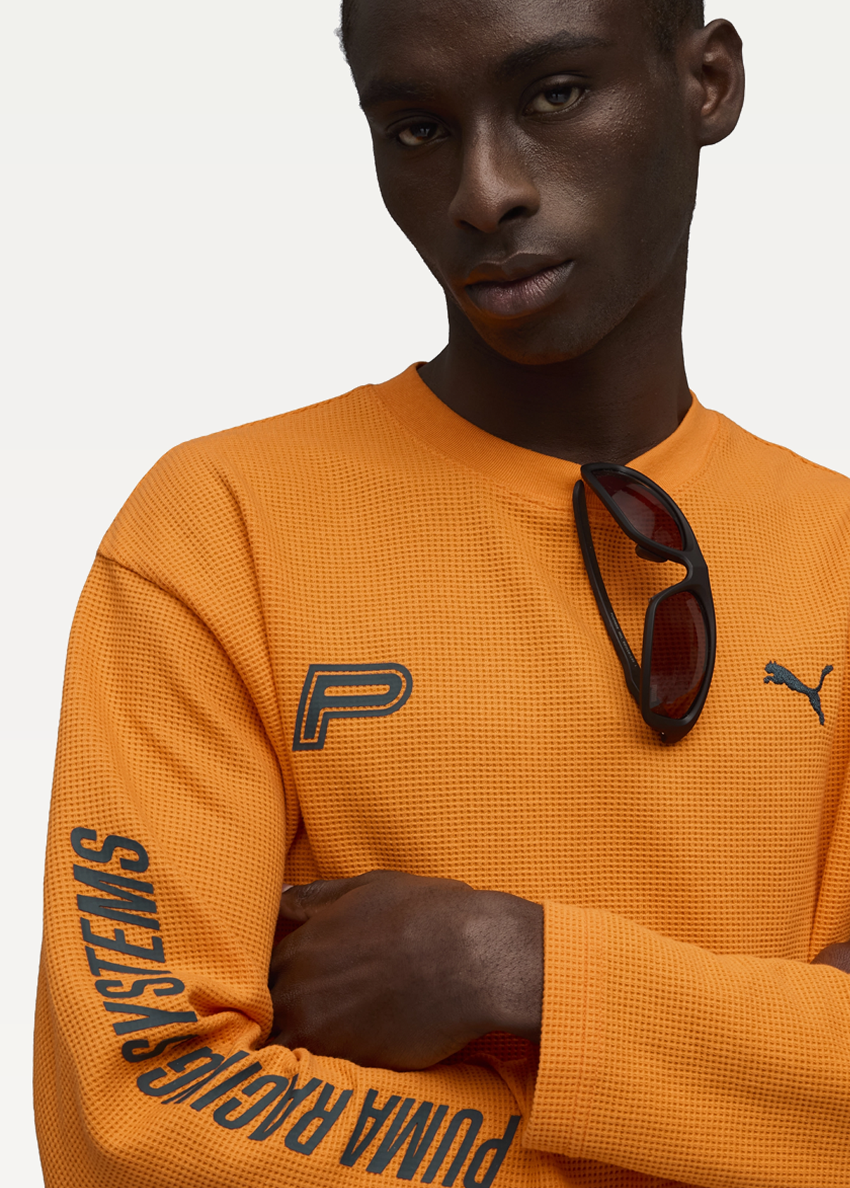 Лонгслів PUMA FUTURE.PUMA.ARCHIVE Unisex Tee LS Orange Glo