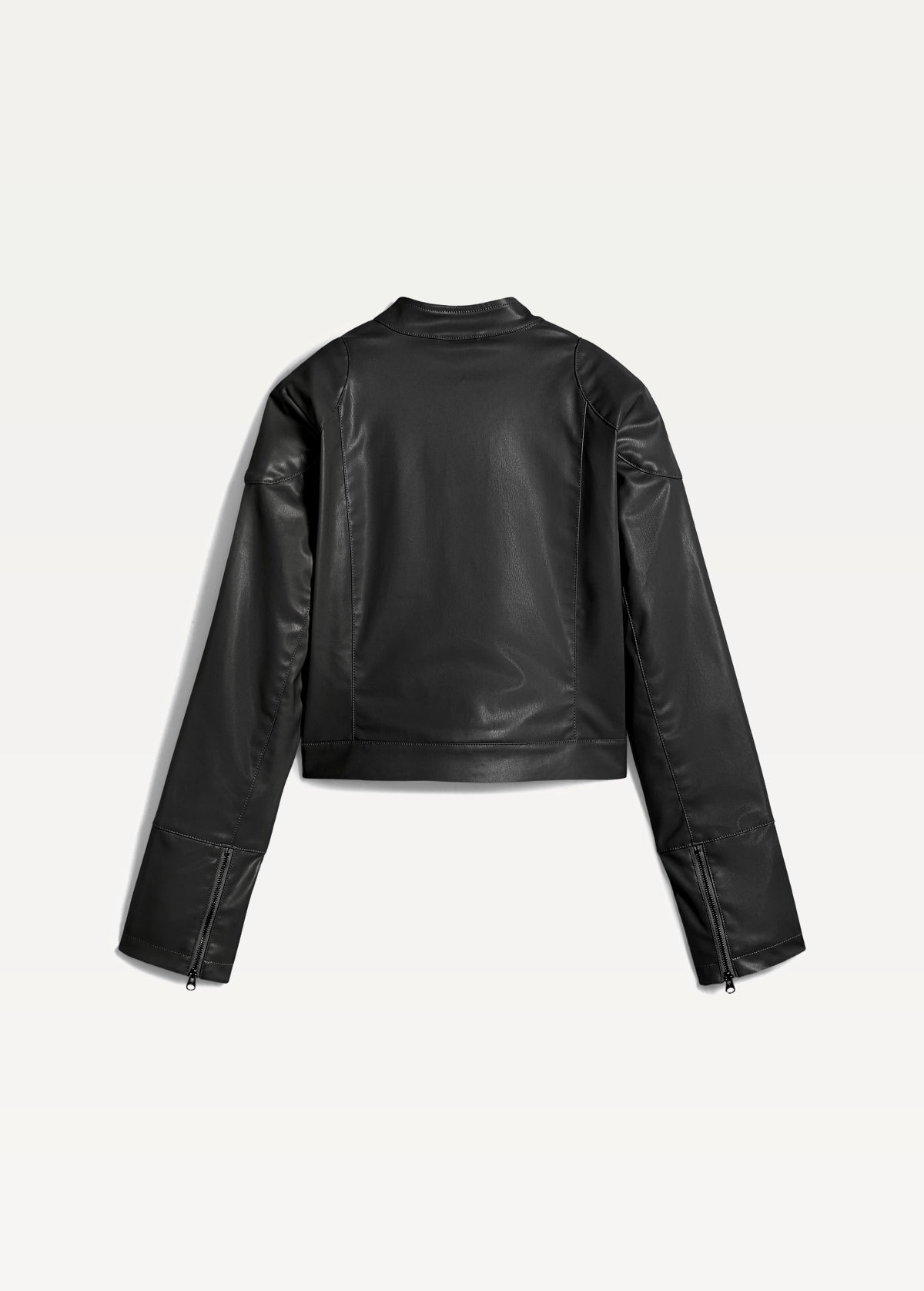 Куртка жіноча PUMA Pleather Racer Jacket чорного кольору