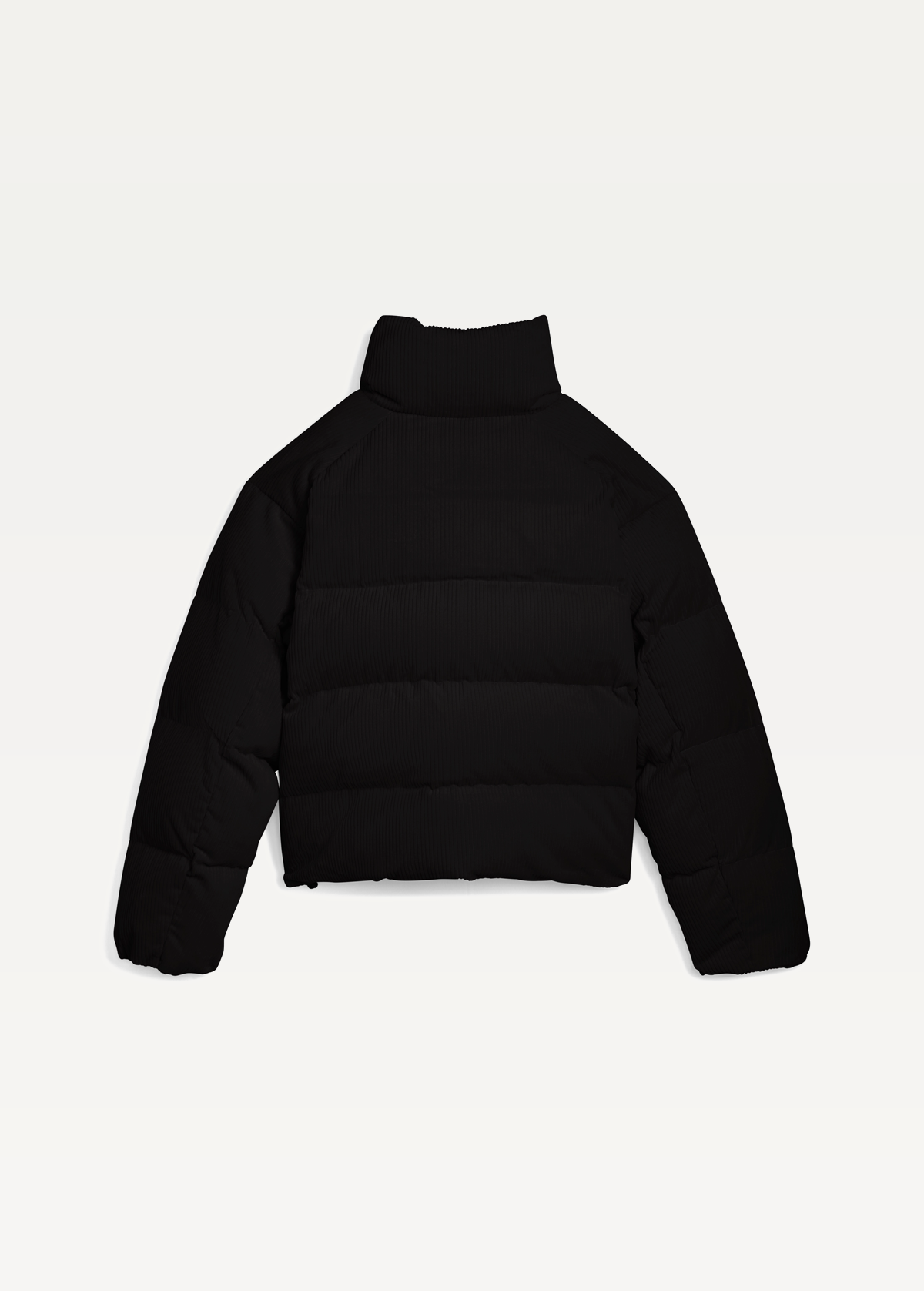 Куртка женская PUMA Corduroy Puffer Jacket черного цвета