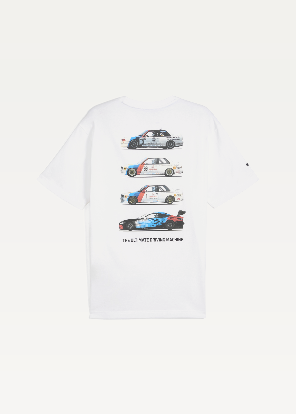 Футболка мужская PUMA BMW MMS Car Graphic Tee 2 белого цвета