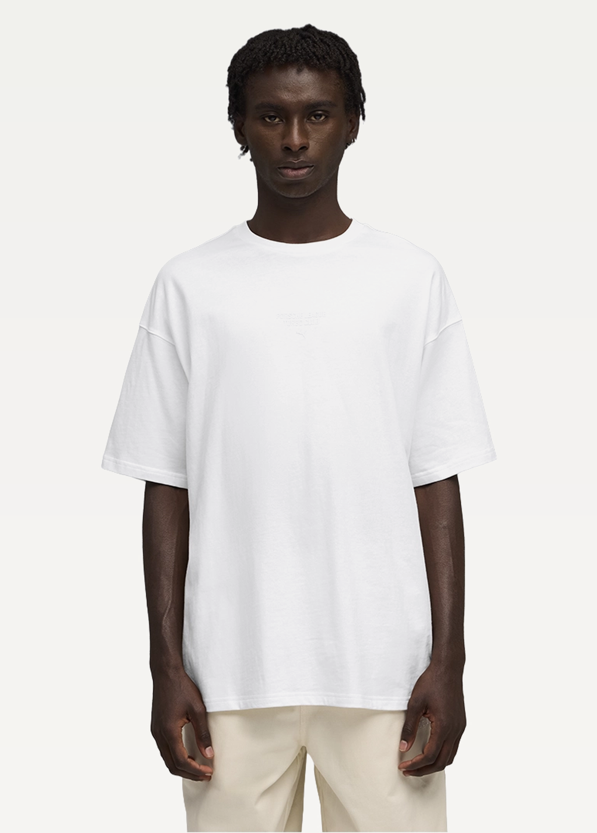 Футболка мужская PUMA PL Lifestyle Tee белого цвета