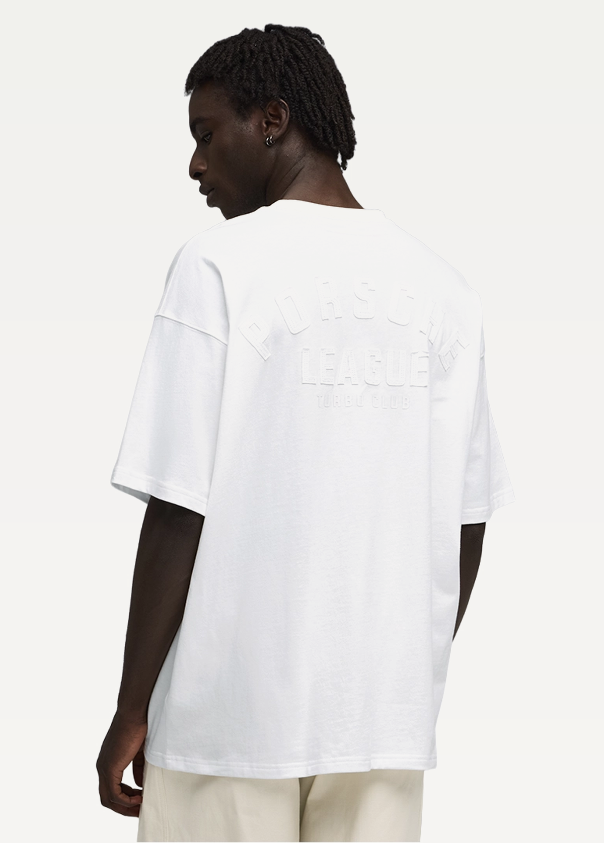 Футболка мужская PUMA PL Lifestyle Tee белого цвета