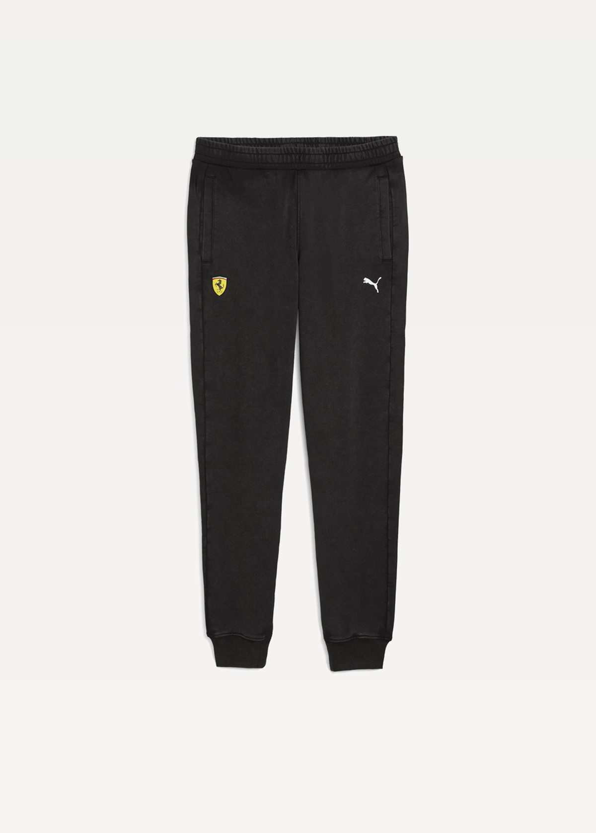 Штани спортивні чоловічі PUMA Ferrari T7 Pants чорного кольору
