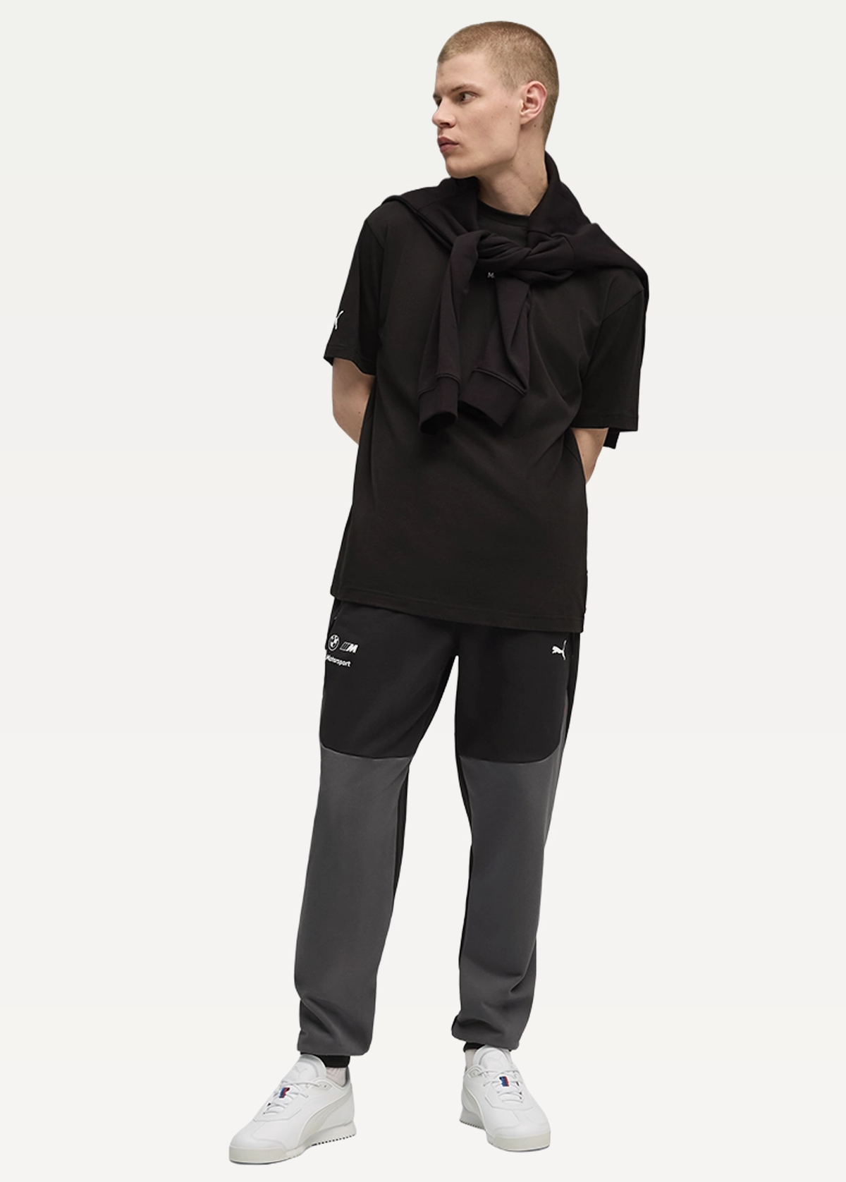 Спортивні штани чоловічі PUMA BMW MMS PUMATECH Pants DK cl чорного кольору