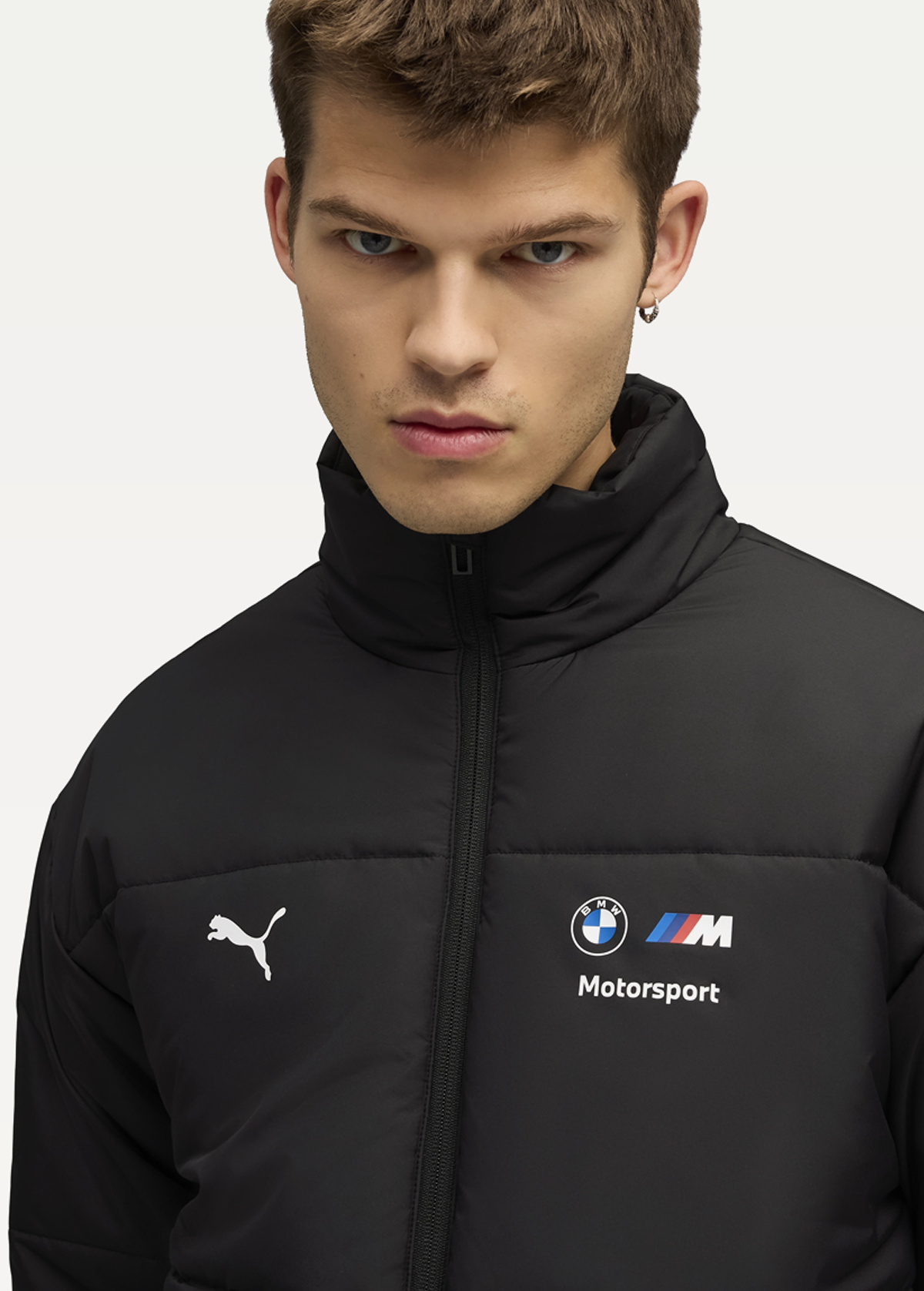 Куртка мужская PUMA BMW MMS ESS+ PUFFER JACKET черного цвета