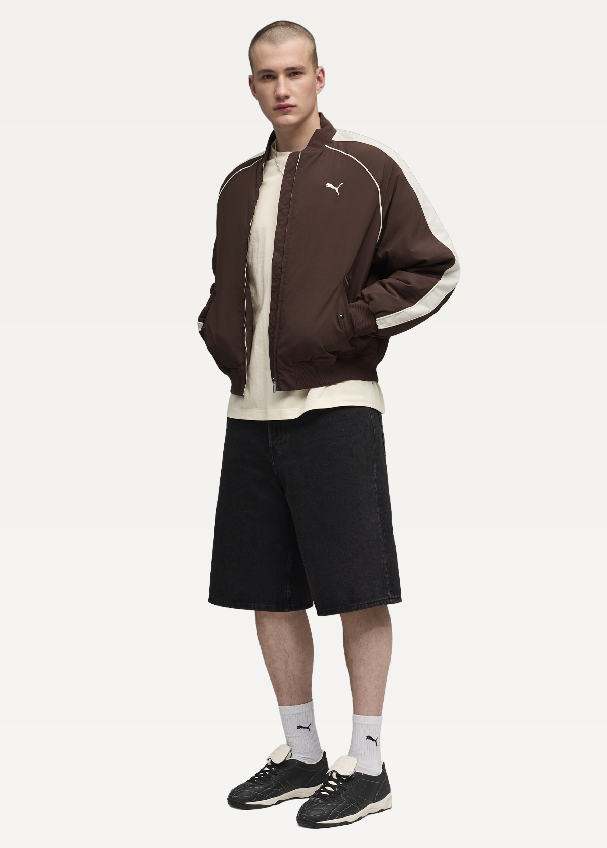 Футболка мужская PUMA ESS ELEVATED CAT LOGO Tee Alpine Snow