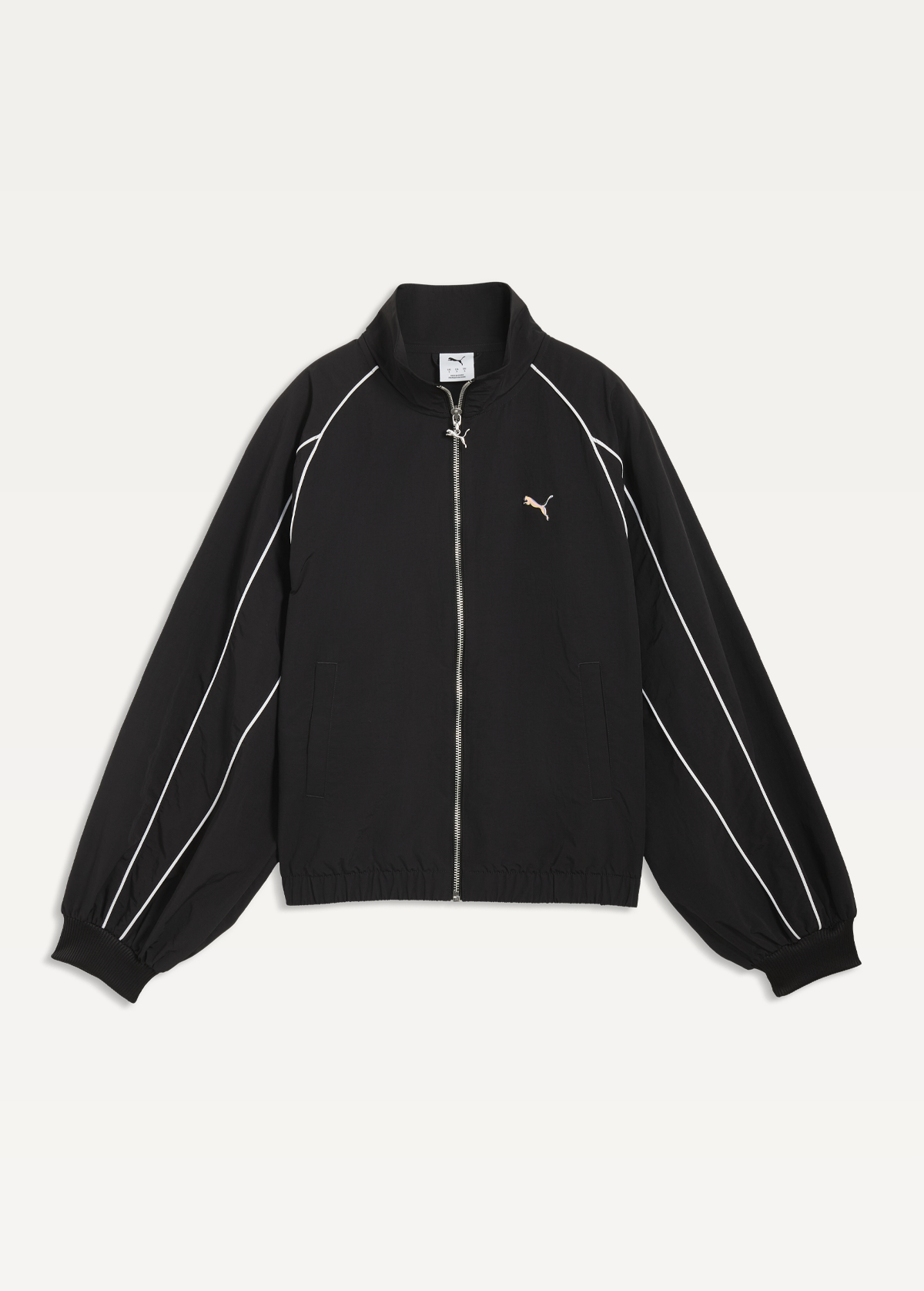 Вітровка жіноча PUMA T7 Balloon Sleeve Jacket WV чорного кольору