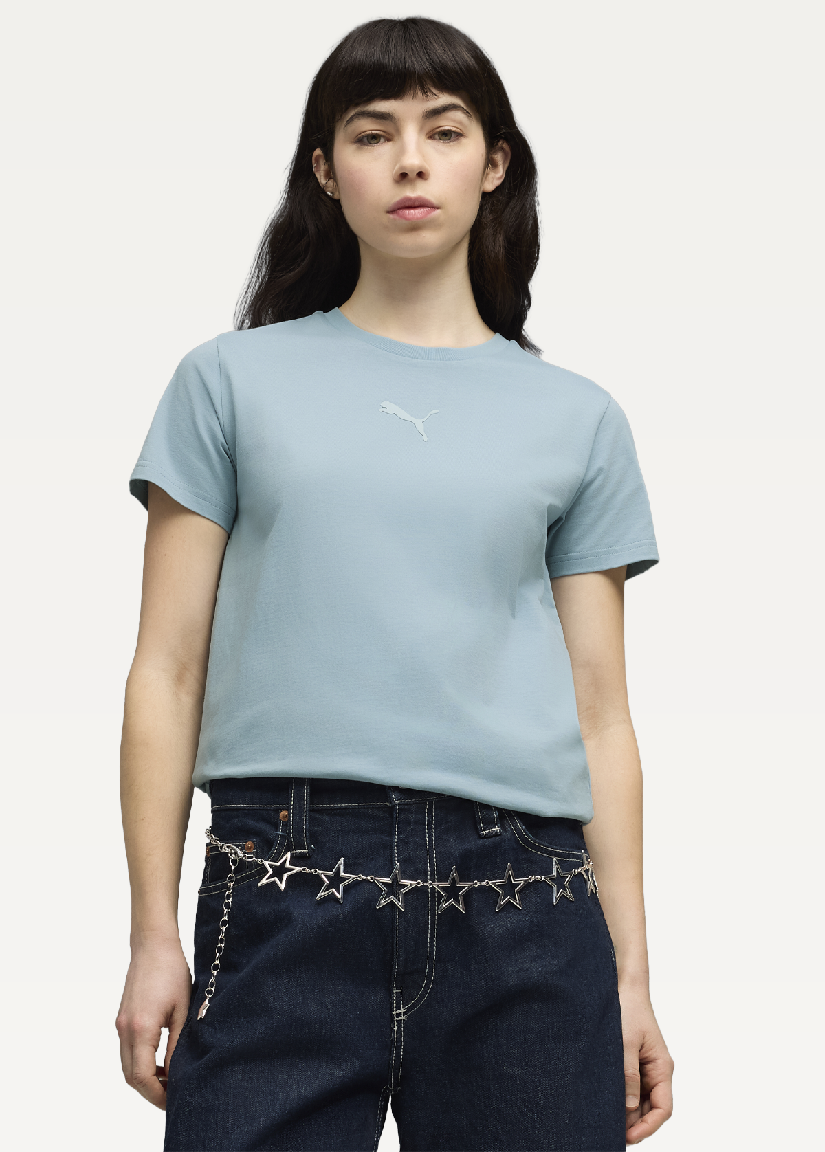 Футболка жіноча PUMA ESS ELEVATED Comfort Tee Seafoam