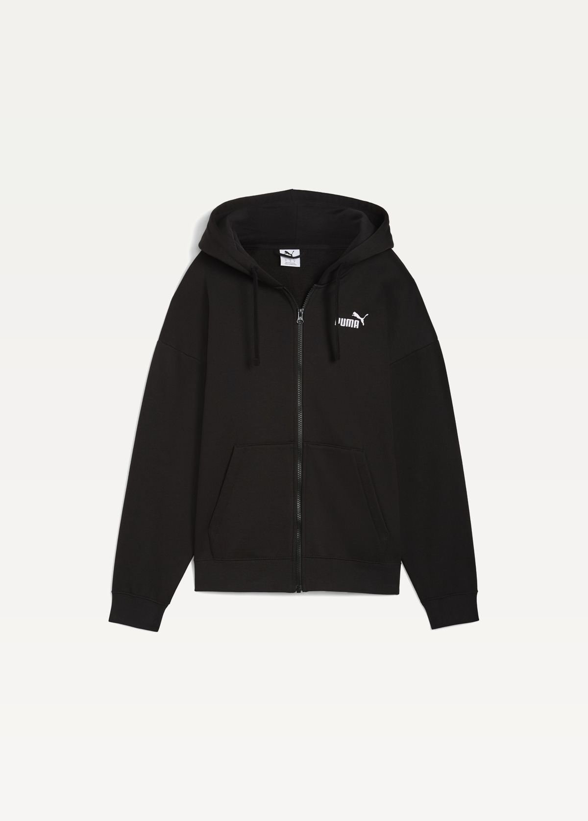 Худі жіноче PUMA ESS Comfort Full-Zip Hoodie чорного кольору