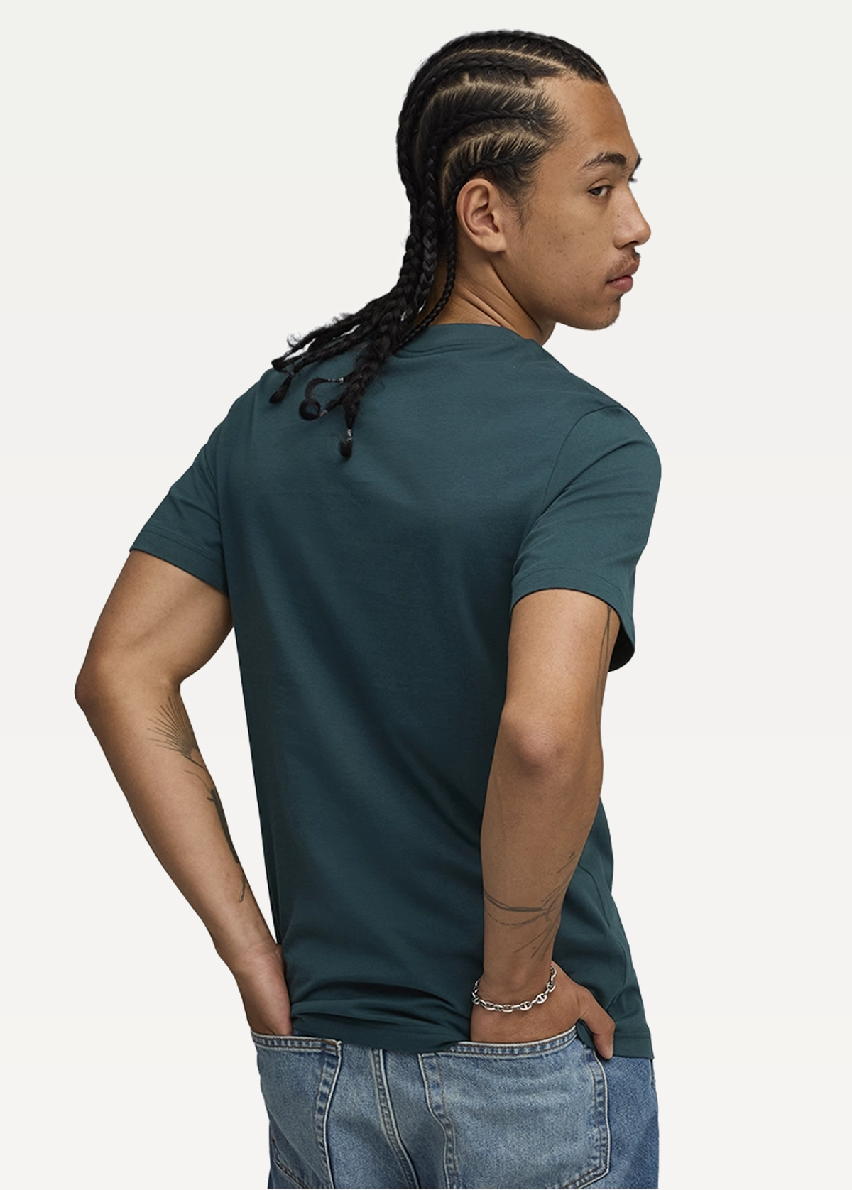 Футболка чоловіча PUMA ESS No. 1 Logo Tee Green Terrain