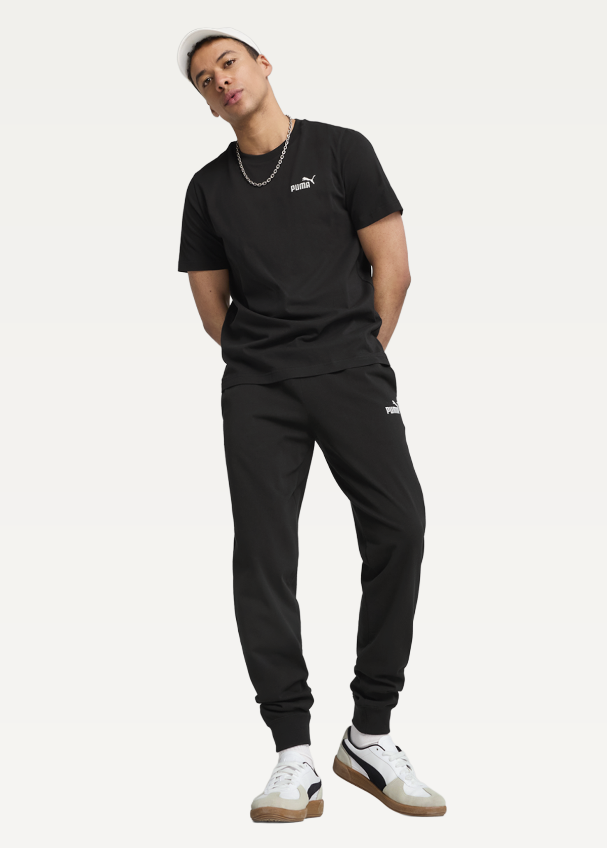 Футболка мужская ESS Small No. 1 Logo Tee черного цвета