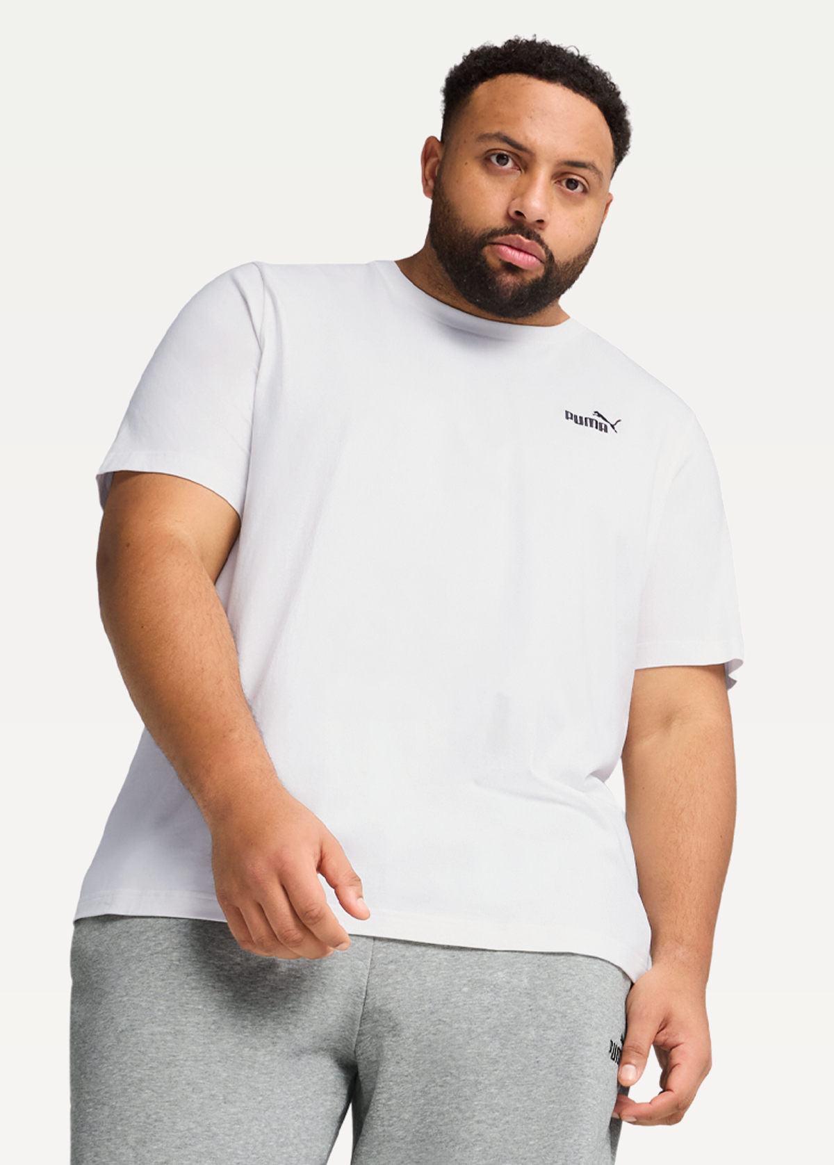 Футболка чоловіча PUMA ESS Small No. 1 Logo Tee білого кольору