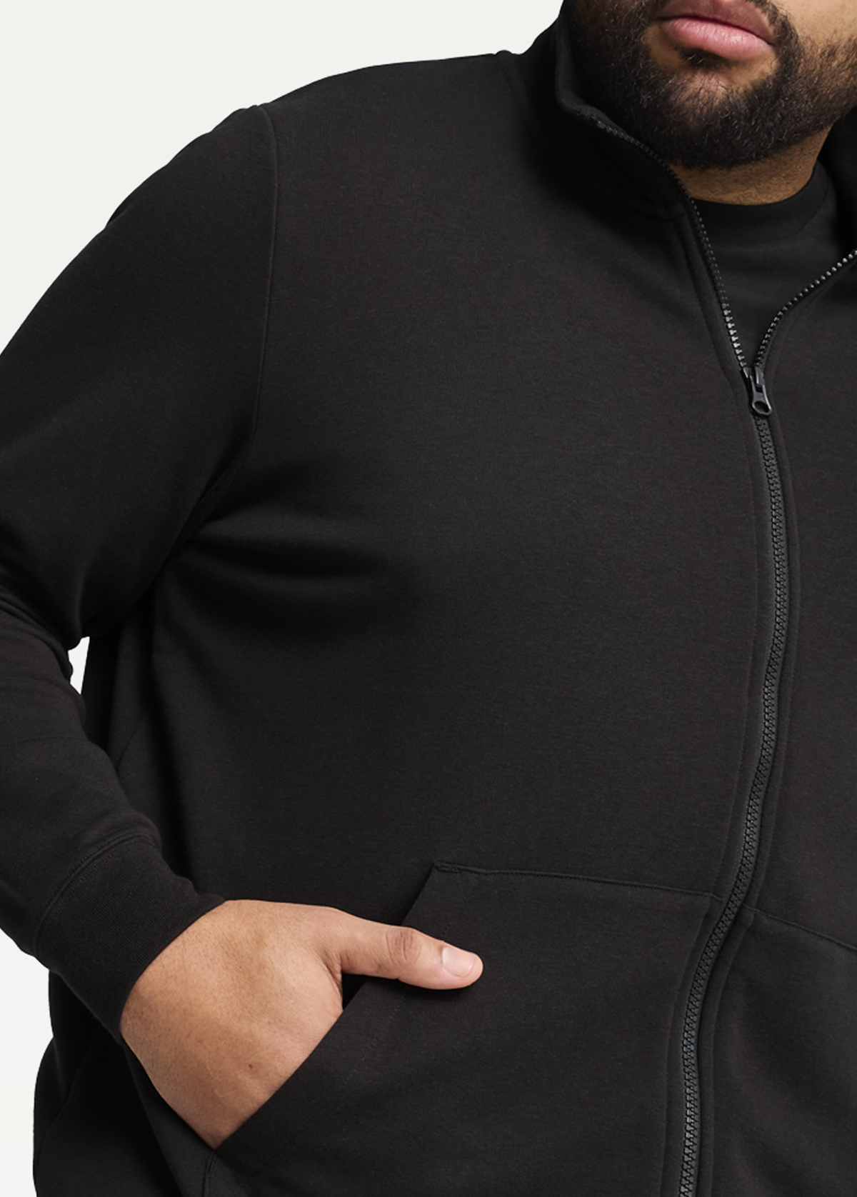 Олімпійка чоловіча PUMA ESS No. 1 Logo Track Jacket чорного кольору