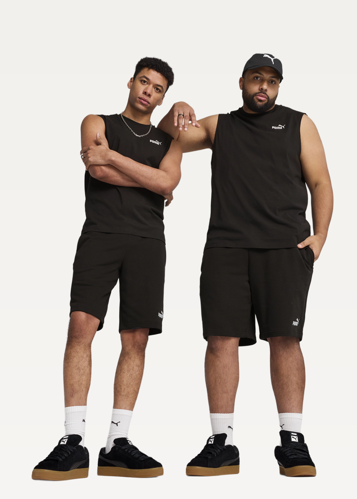 Шорти спортивні чоловічі PUMA ESS No. 1 Logo Shorts чорного кольору