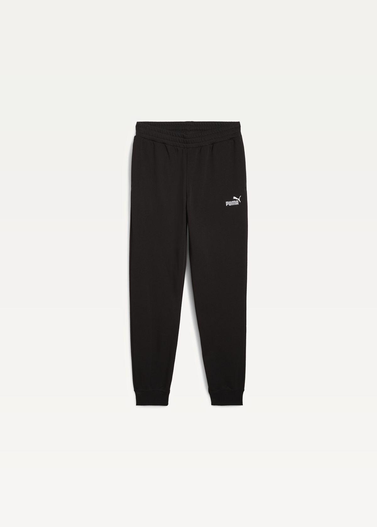 Спортивні штани чоловічі PUMA ESS No. 1 Logo Sweatpants з манжетами чорного кольору