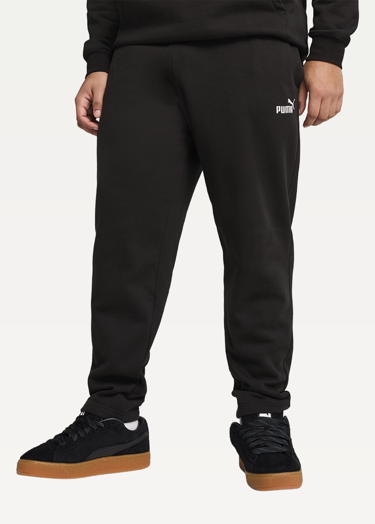 Штаны спортивные мужские PUMA ESS No. 1 Logo Sweatpants черного цвета