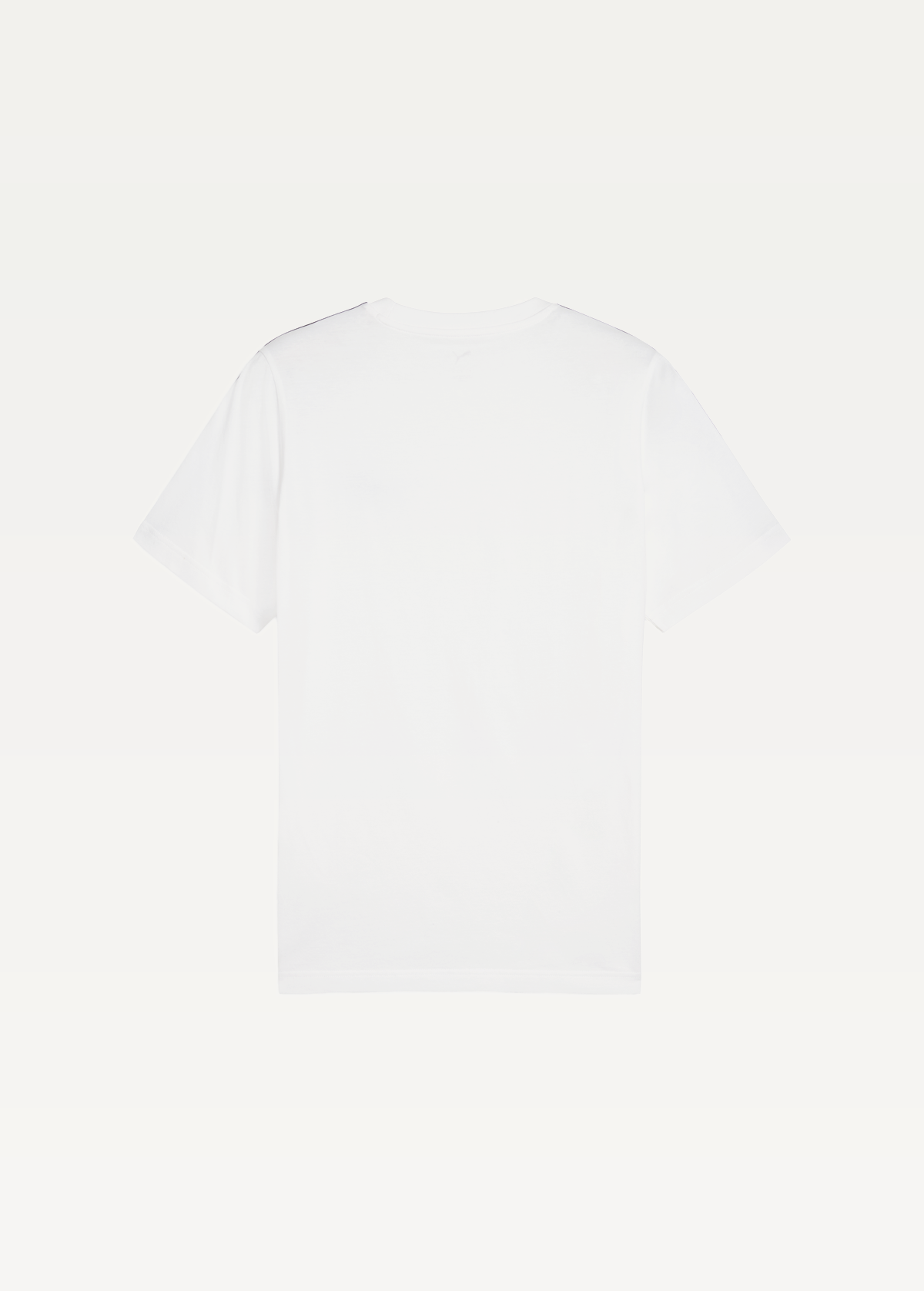 Футболка мужская PUMA ESS TAPE Tee Black белого цвета