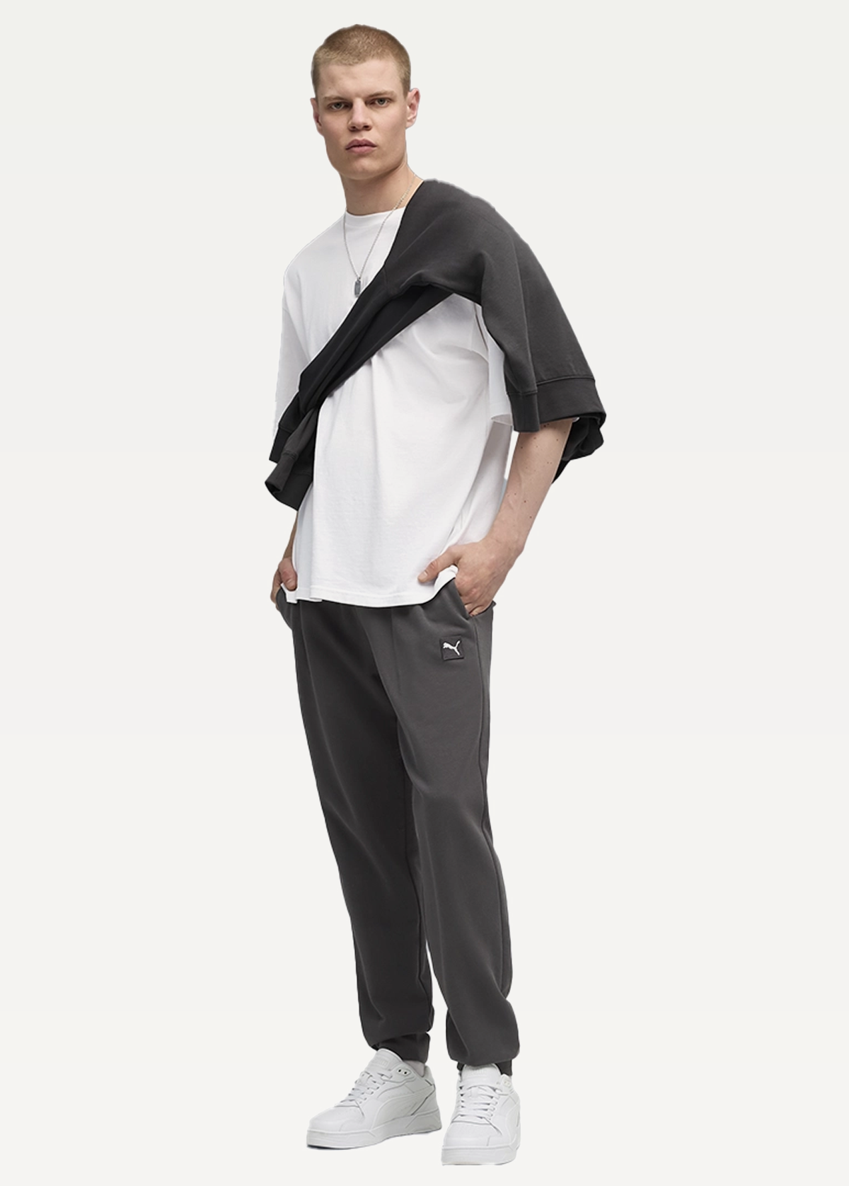 Спортивні чоловічі штани PUMA ESS ELEVATED Pants Dusky Gray