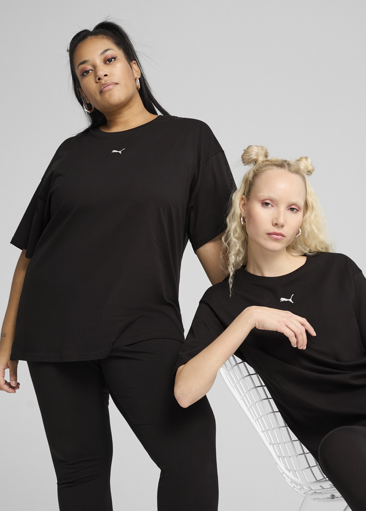 Футболка жіноча PUMA ESS Relaxed Tee чорного кольору