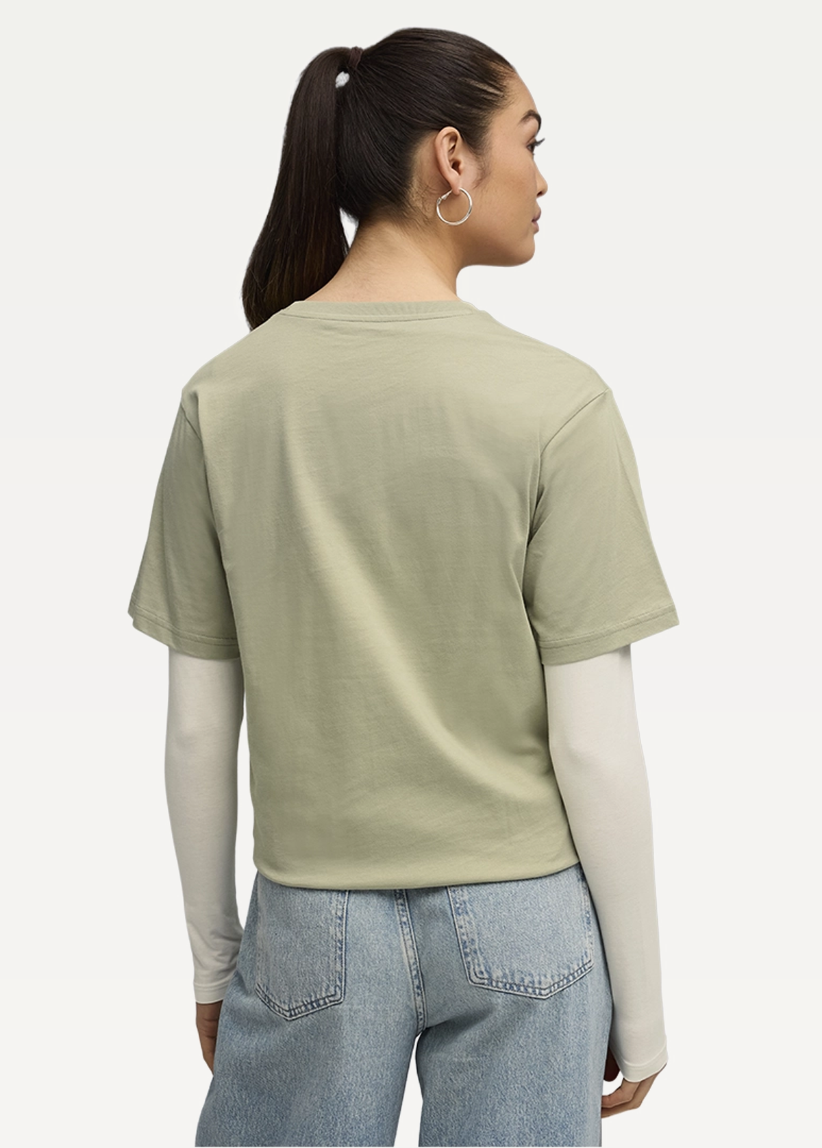 Футболка жіноча PUMA ESS Relaxed Tee Lux Army