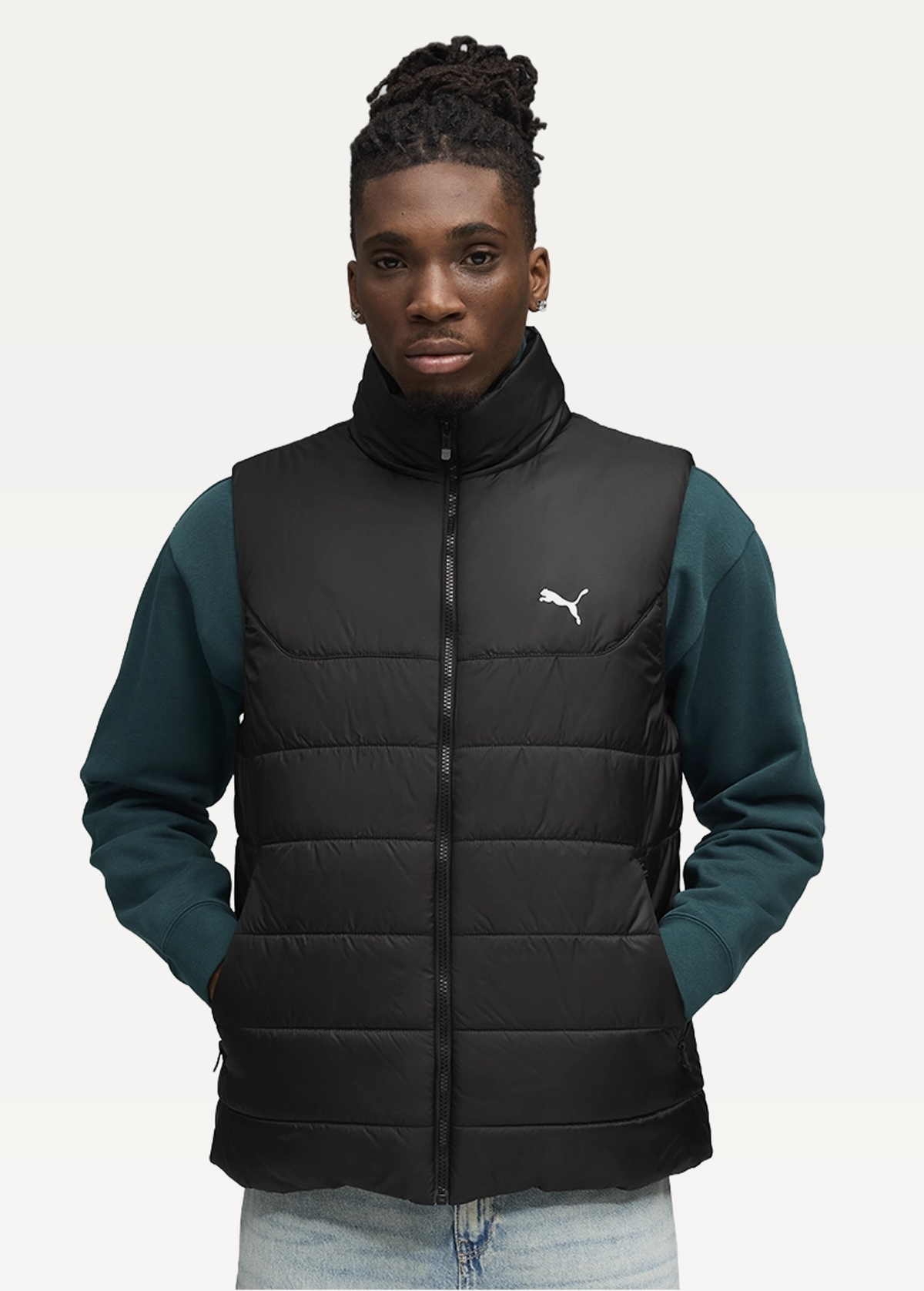 Жилет чоловічий PUMA ESS Padded Vest Black чорного кольору