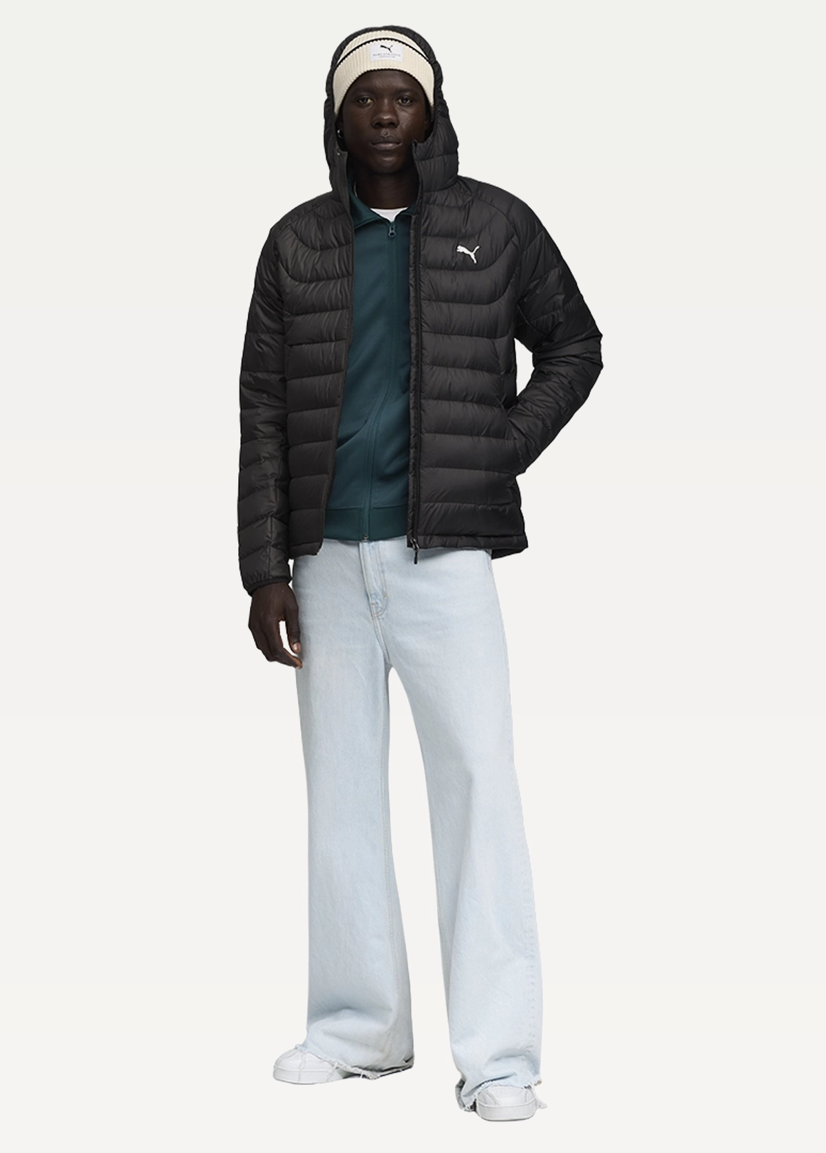 Куртка пуховик мужской PUMA Packlite Hooded Down Jacket PUMA Black