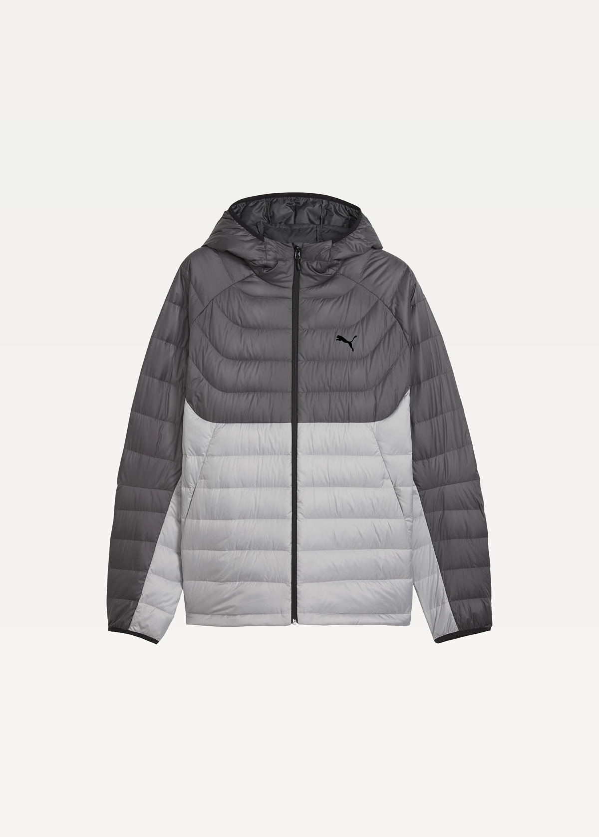 Куртка пуховик чоловічий PUMA Packlite Hooded Down Jacket Gray Echo