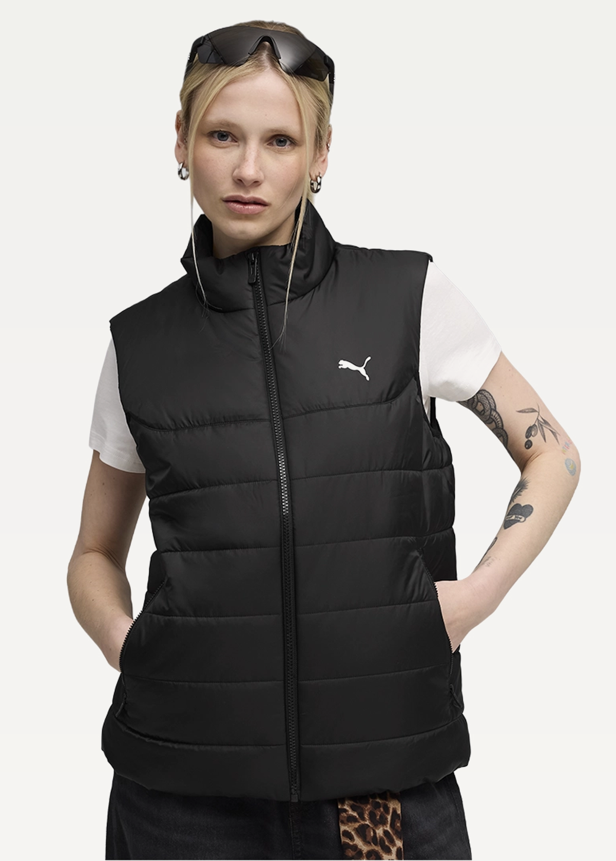 Жилет жіночий PUMA ESS Padded Vest Black чорного кольору