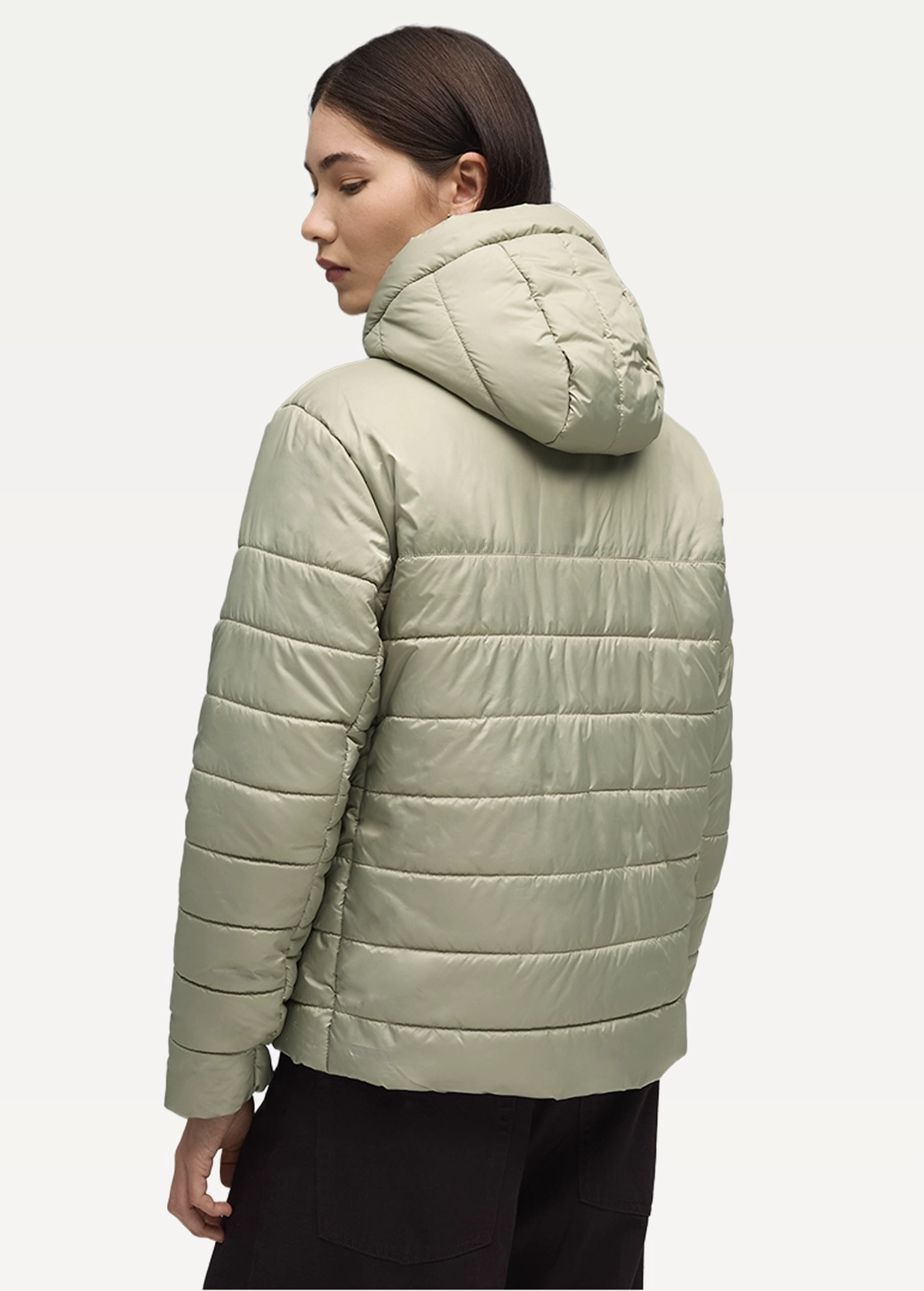 Куртка жіноча PUMA ESS Hooded Padded Jacket Lux Army