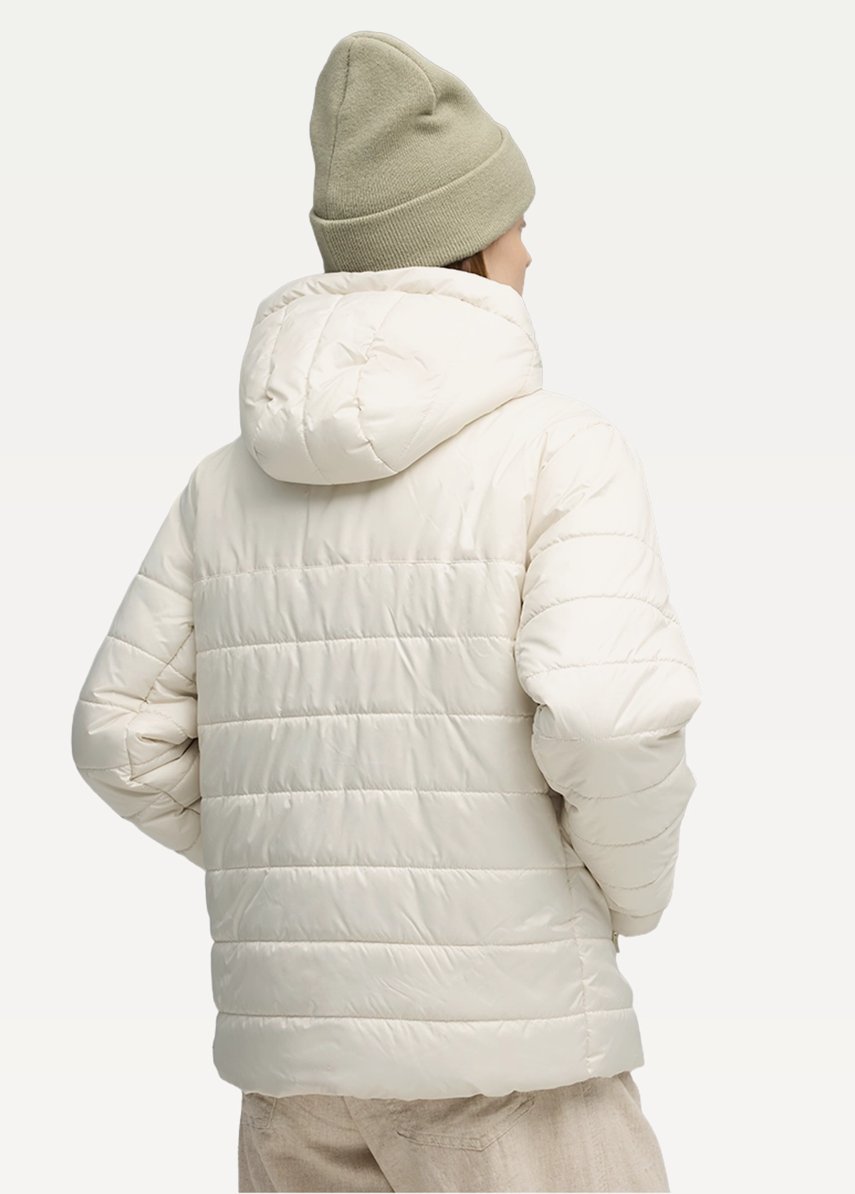 Куртка женская PUMA ESS Hooded Padded Jacket Alpine Snow