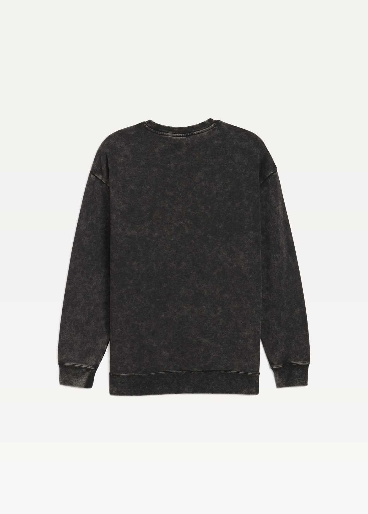 Світшот чоловічий PUMA ESS ELEVATED Wash Crew чорного кольору