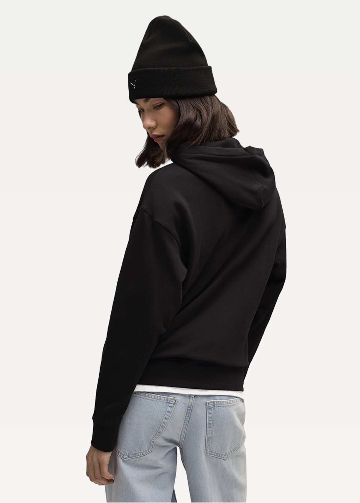 Худі жіноче PUMA ESS ELEVATED Hoodie FL чорного кольору