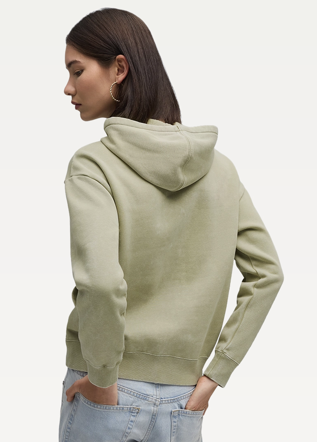 Худі жіноче PUMA ESS ELEVATED Wash Hoodie Lux Army