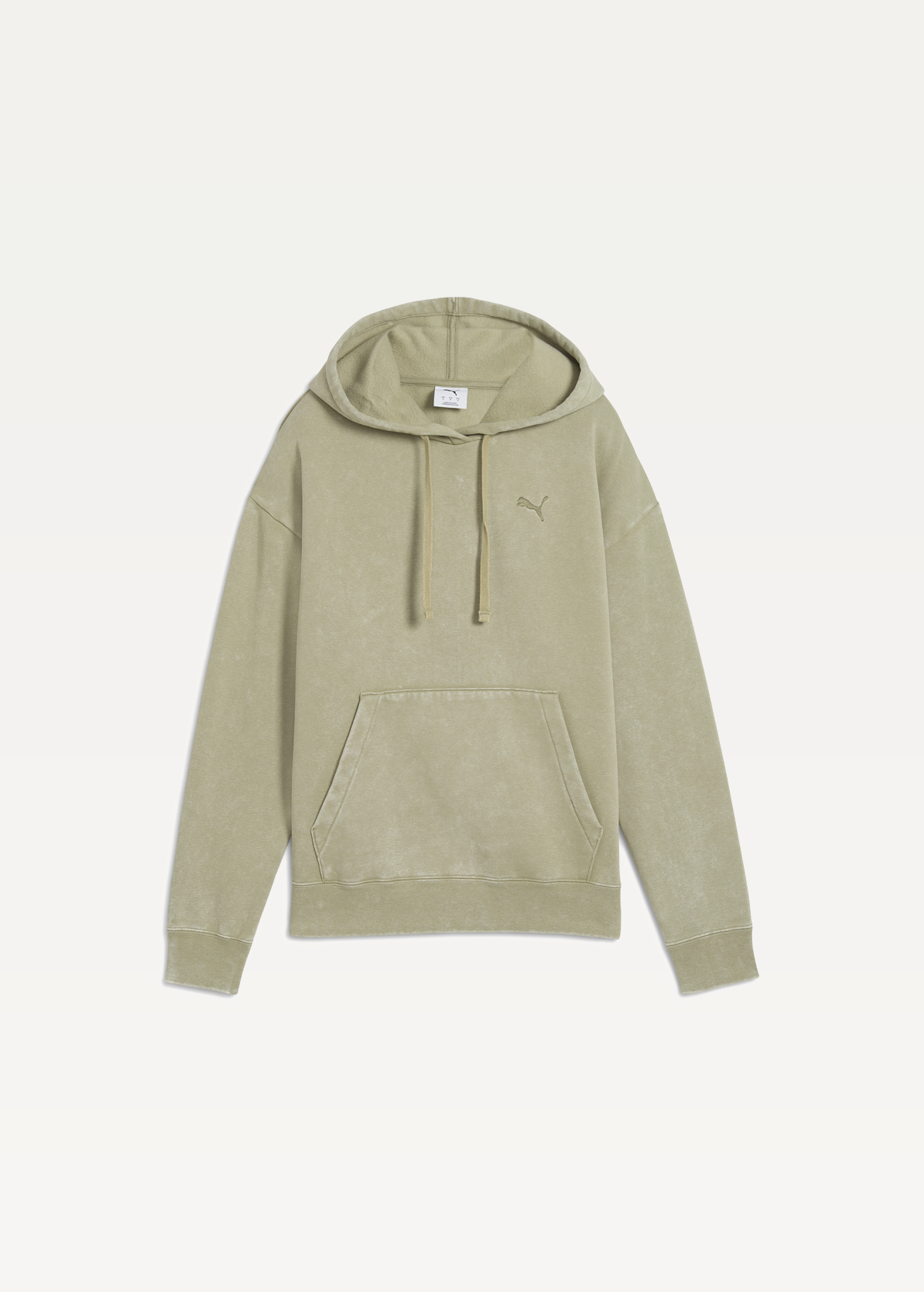 Худі жіноче PUMA ESS ELEVATED Wash Hoodie Lux Army